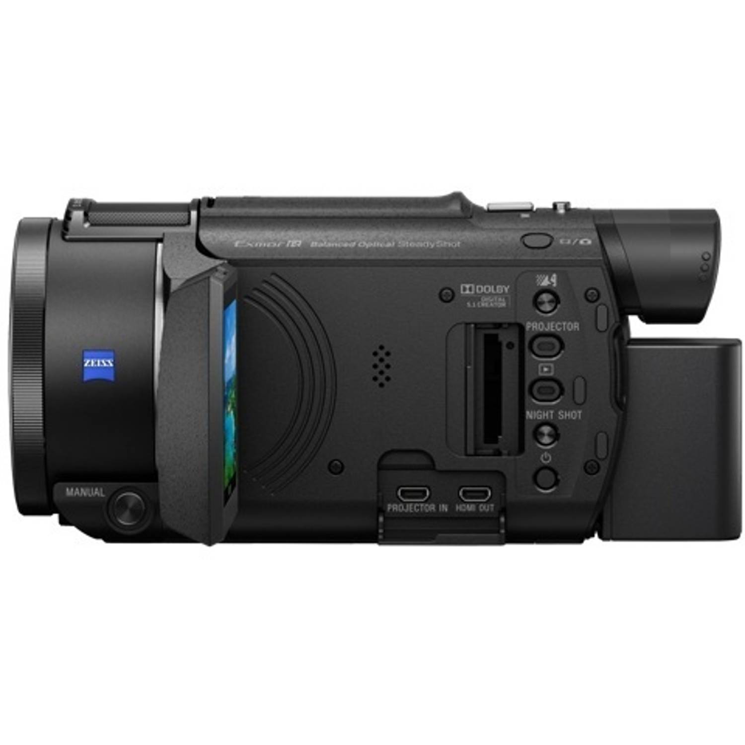 Sony FDR-AXP55 4K Handycam with Built-in projector Camcorder Black Sony FDR-AXP55 4K Handycam with Built-in projector Camcorder Black