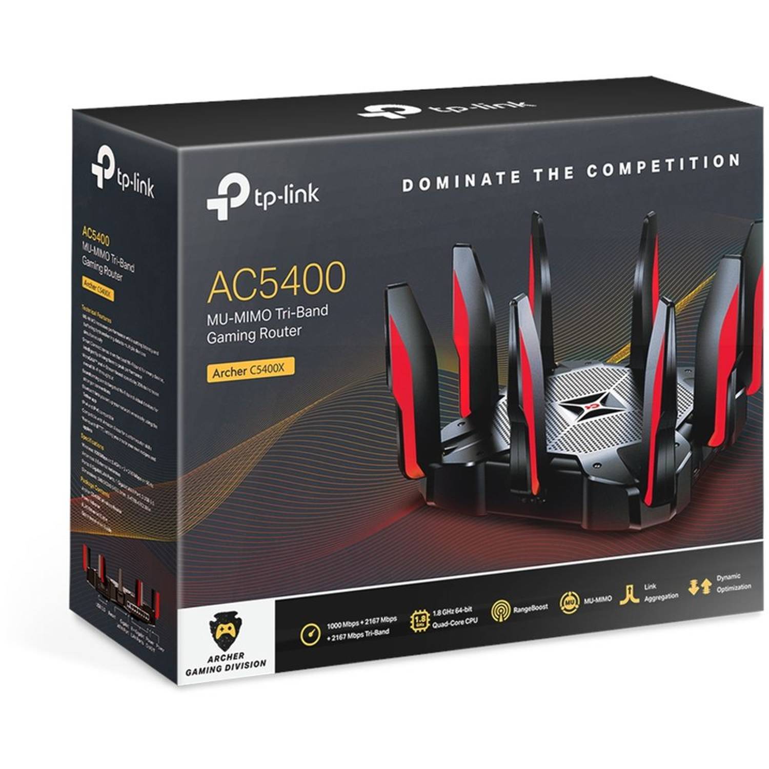 TP-Link Archer C5400X TriBand Gaming Router TP-Link Archer C5400X TriBand Gaming Router