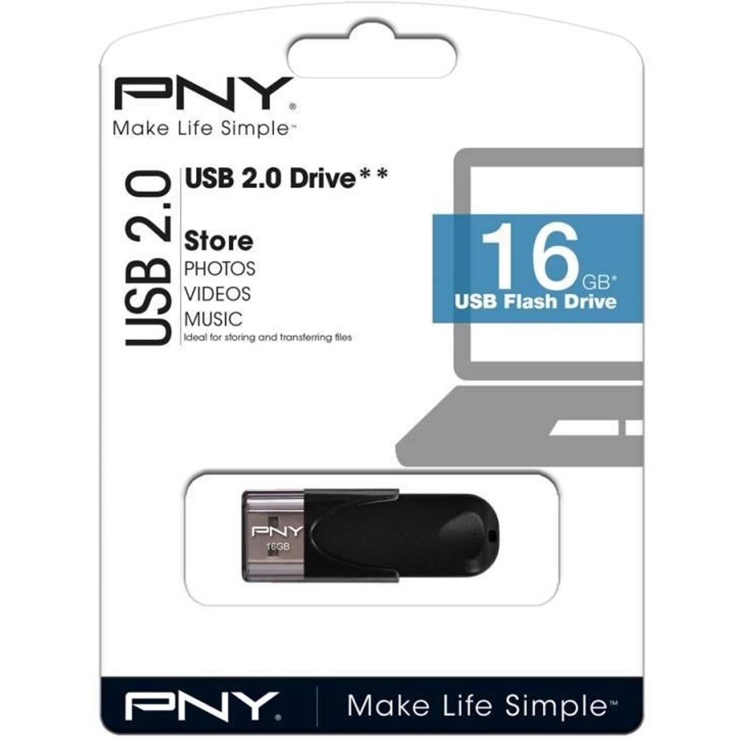 PNY FD16GATT4EF Attache4 Flash Drive 16GB PNY FD16GATT4EF Attache4 Flash Drive 16GB