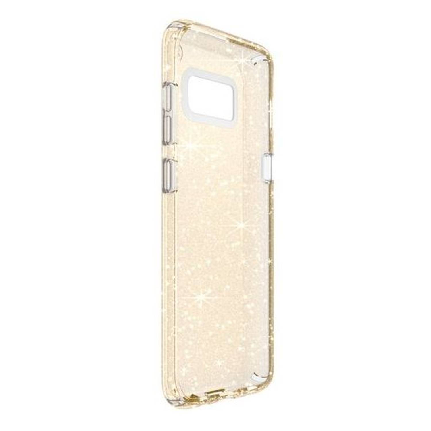 Speck Presidio Clear Glitter Case Gold For Samsung Galaxy S8 - 902555636 Speck Presidio Clear Glitter Case Gold For Samsung Galaxy S8 - 902555636