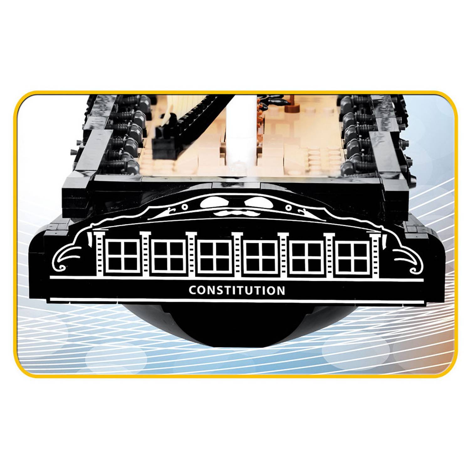 Cobi 8 800pcs Smithsonian Ship USS Constitution Cobi 8 800pcs Smithsonian Ship USS Constitution
