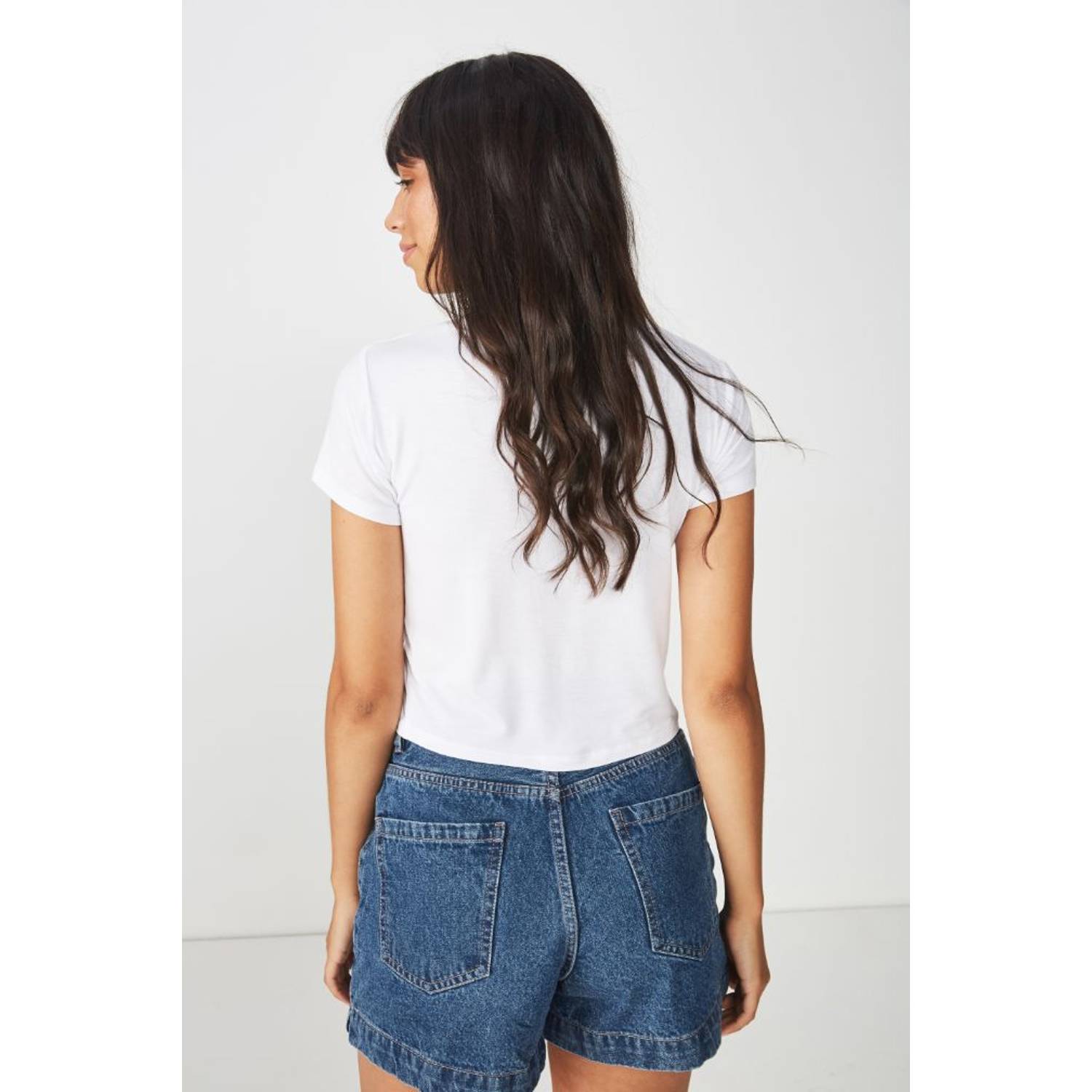 Cotton On The Baby Tee White Large Cotton On The Baby Tee White Large