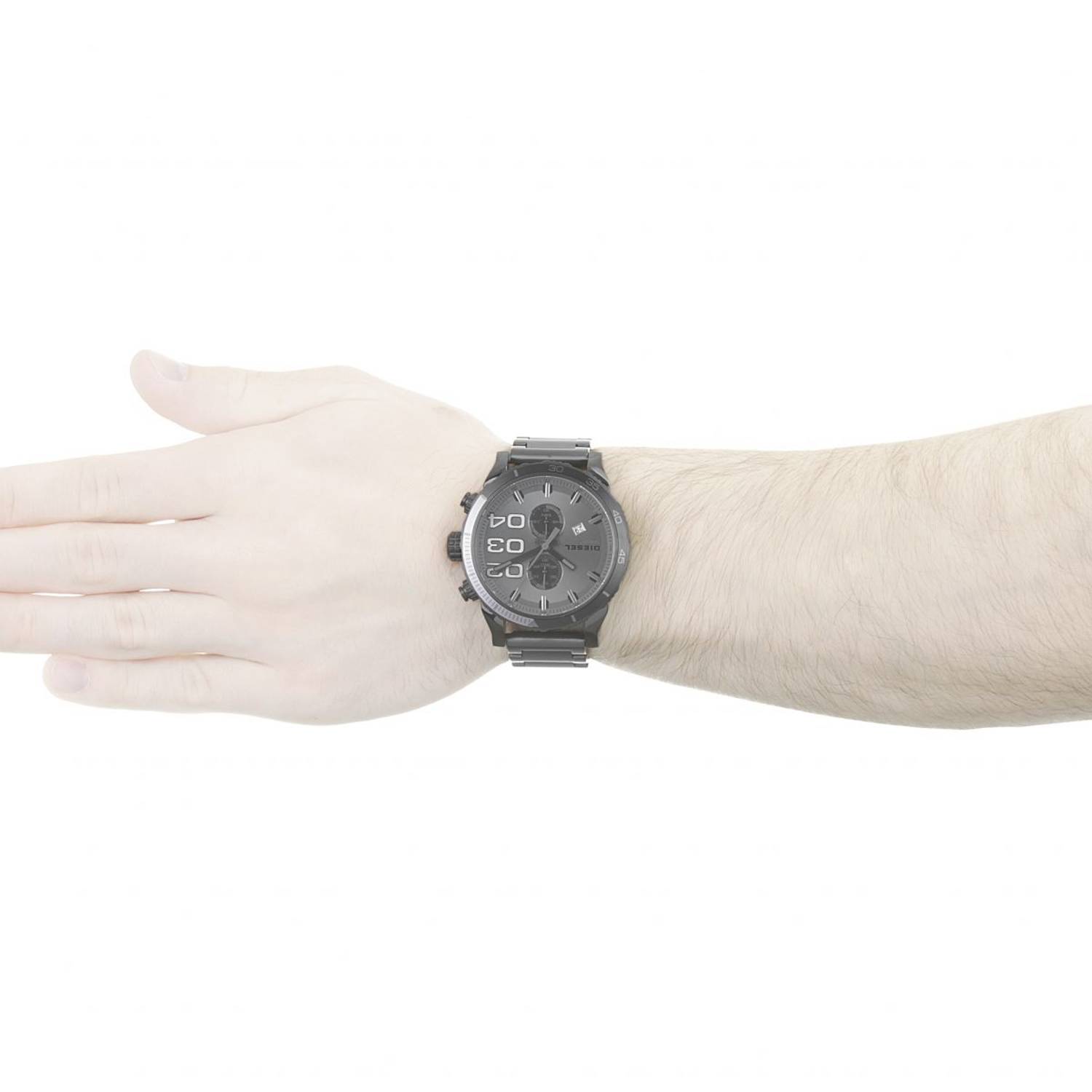 Diesel DZ4314 Double Down Chronograph Grey Dial Mens Watch Diesel DZ4314 Double Down Chronograph Grey Dial Mens Watch