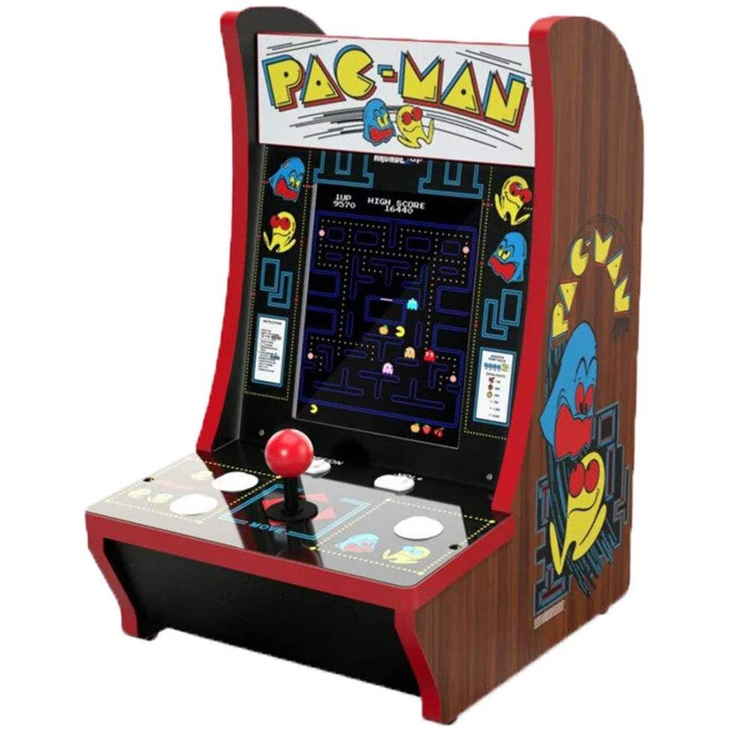 Arcade1Up باك مان 40th الذكرى كونتركادي 4 ألعاب في 1 Arcade1Up باك مان 40th الذكرى كونتركادي 4 ألعاب في 1