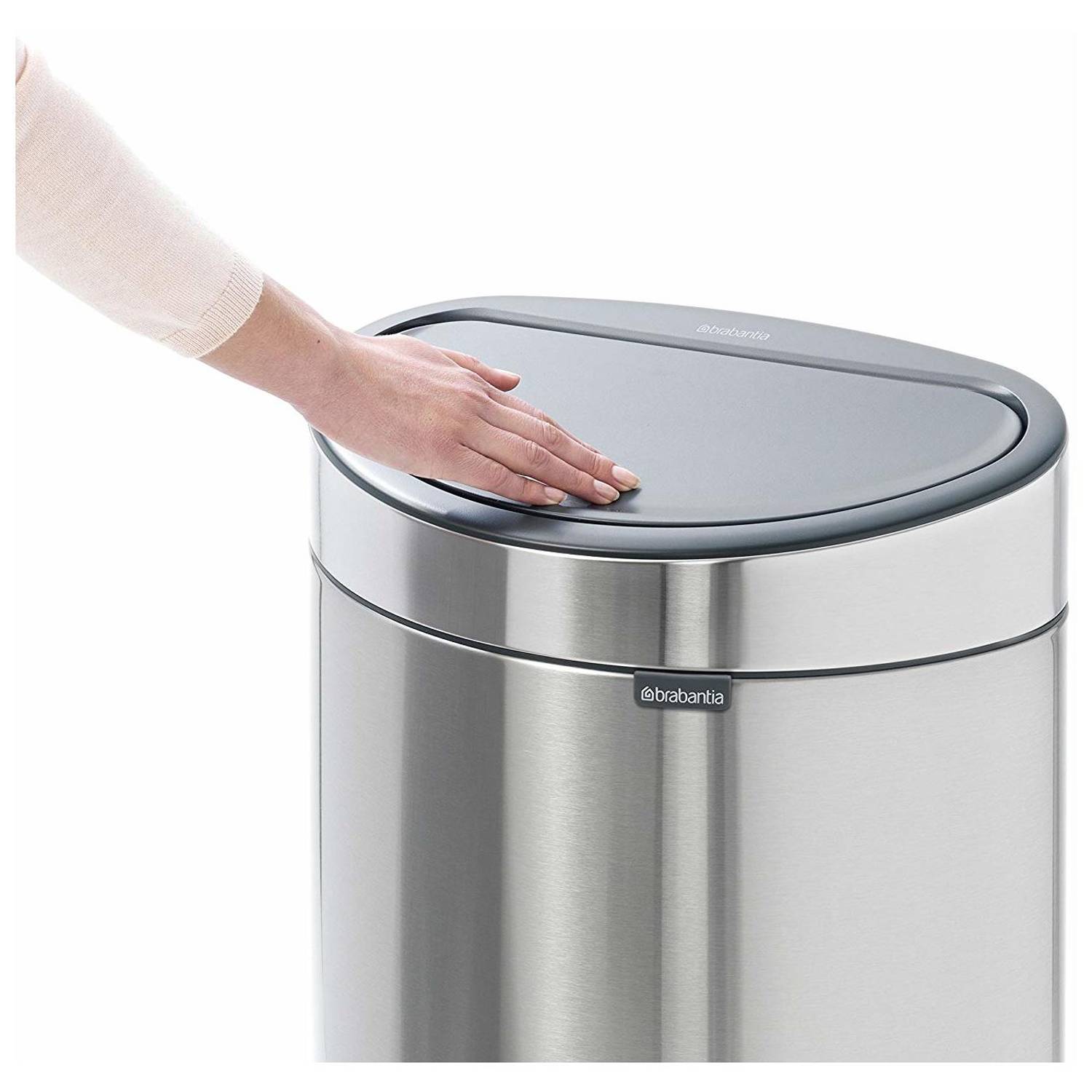 Brabantia 114809 Touch Bin 40L Matt Steel Fingerprint proof Brabantia 114809 Touch Bin 40L Matt Steel Fingerprint proof