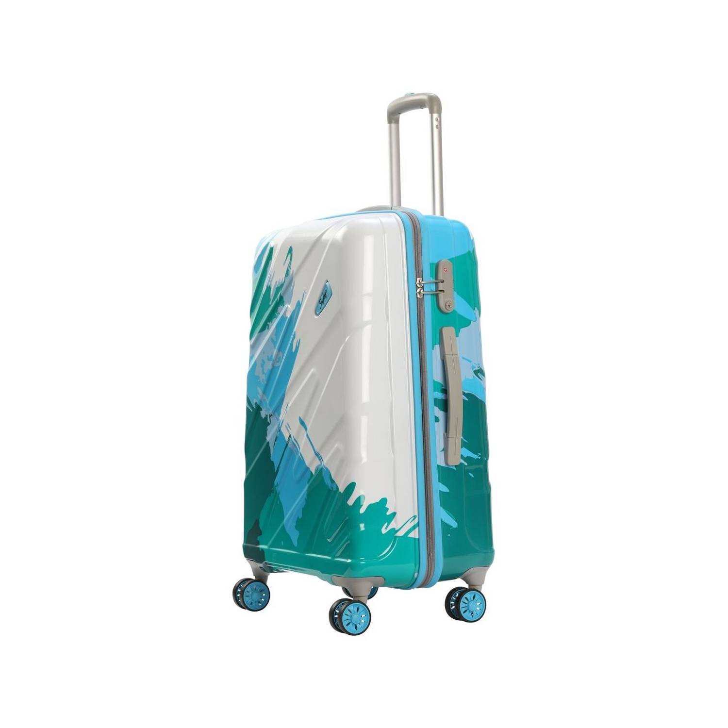 Skybags Mirage Blue Hard Rolling Luggage 69cm Meduim Skybags Mirage Blue Hard Rolling Luggage 69cm Meduim