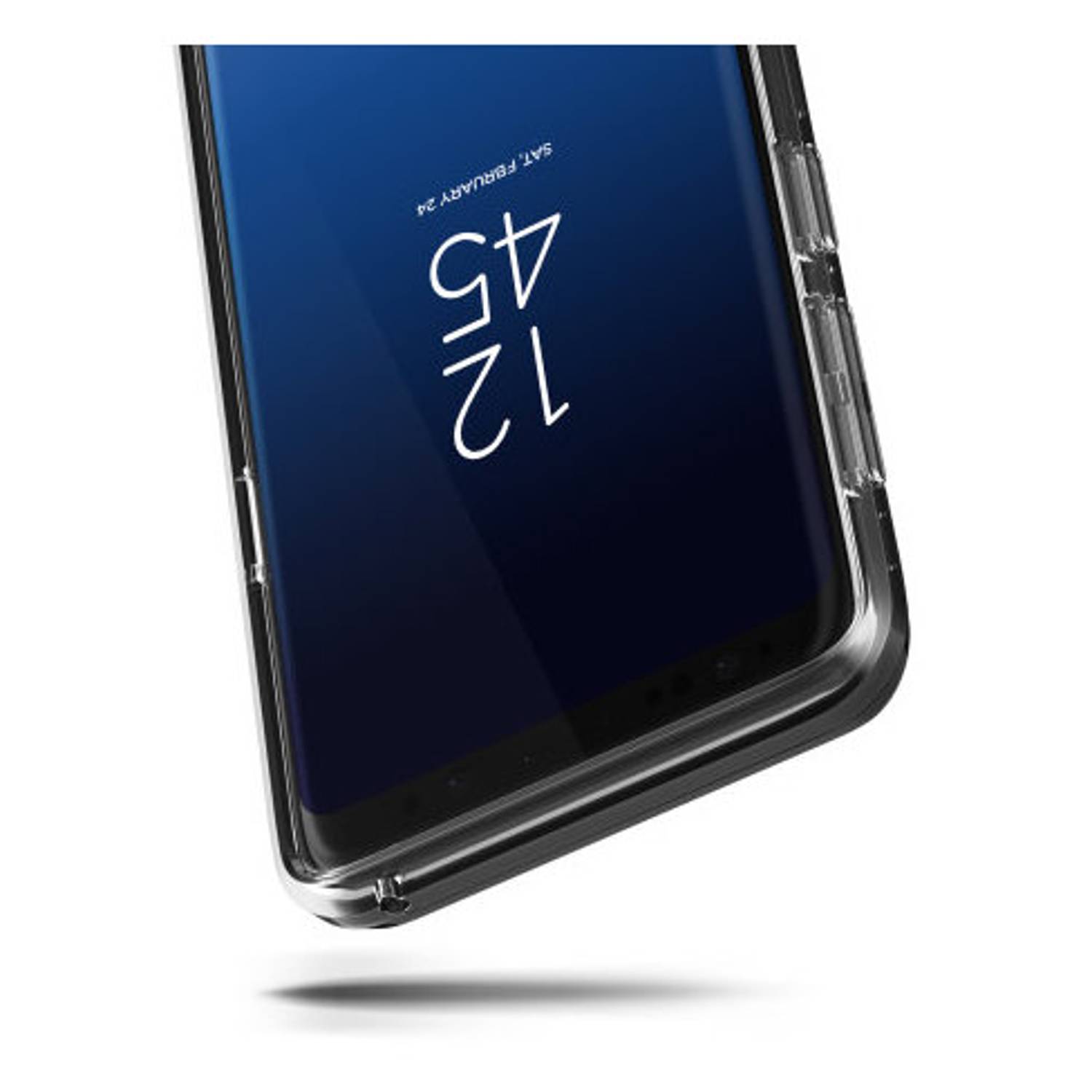 VRS Design Crystal Bumper Hard Case Metal Black For Samsung Galaxy S9 Plus - VRSGS9PCRBMB VRS Design Crystal Bumper Hard Case Metal Black For Samsung Galaxy S9 Plus - VRSGS9PCRBMB