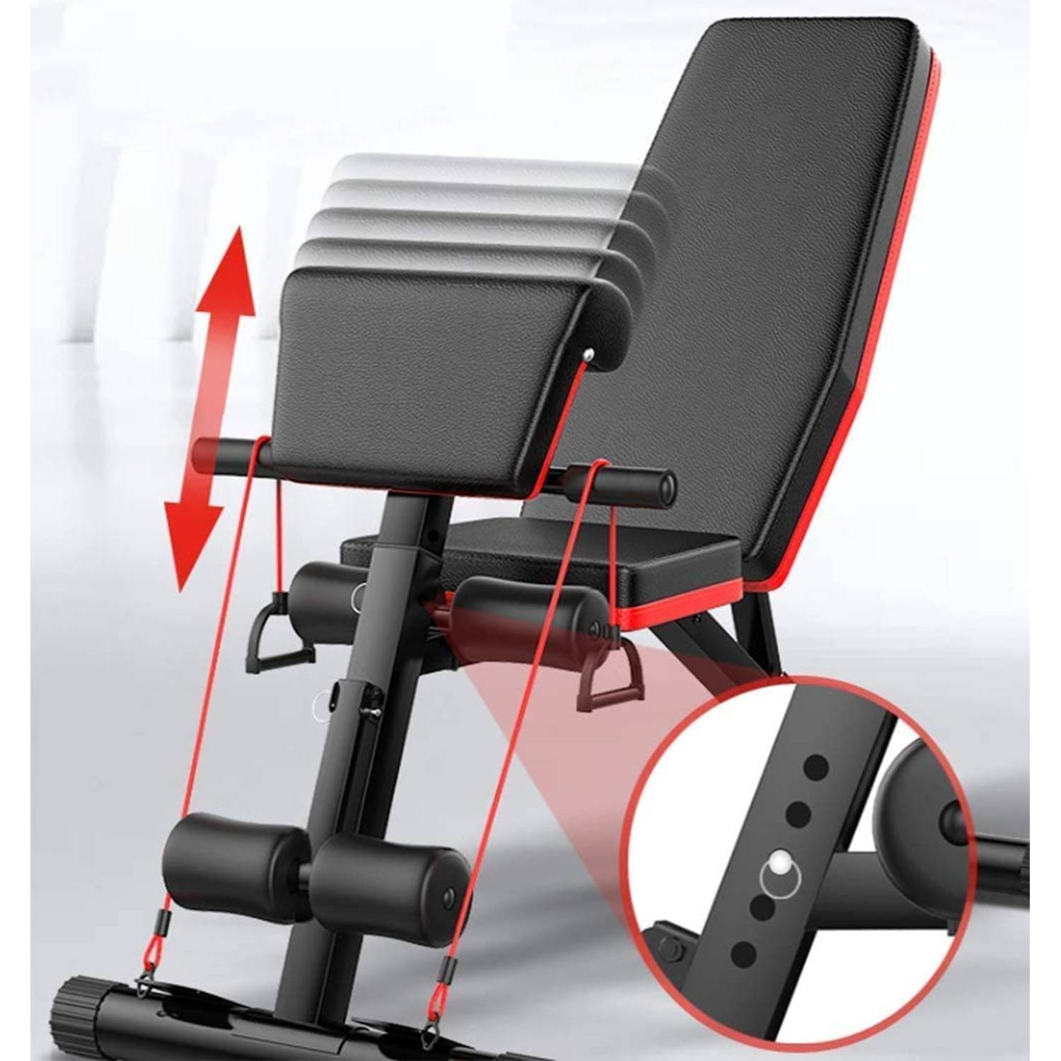 H Pro Strength Training Gym Bench For Full Body Workout HM000HM7772-2 H Pro Strength Training Gym Bench For Full Body Workout HM000HM7772-2
