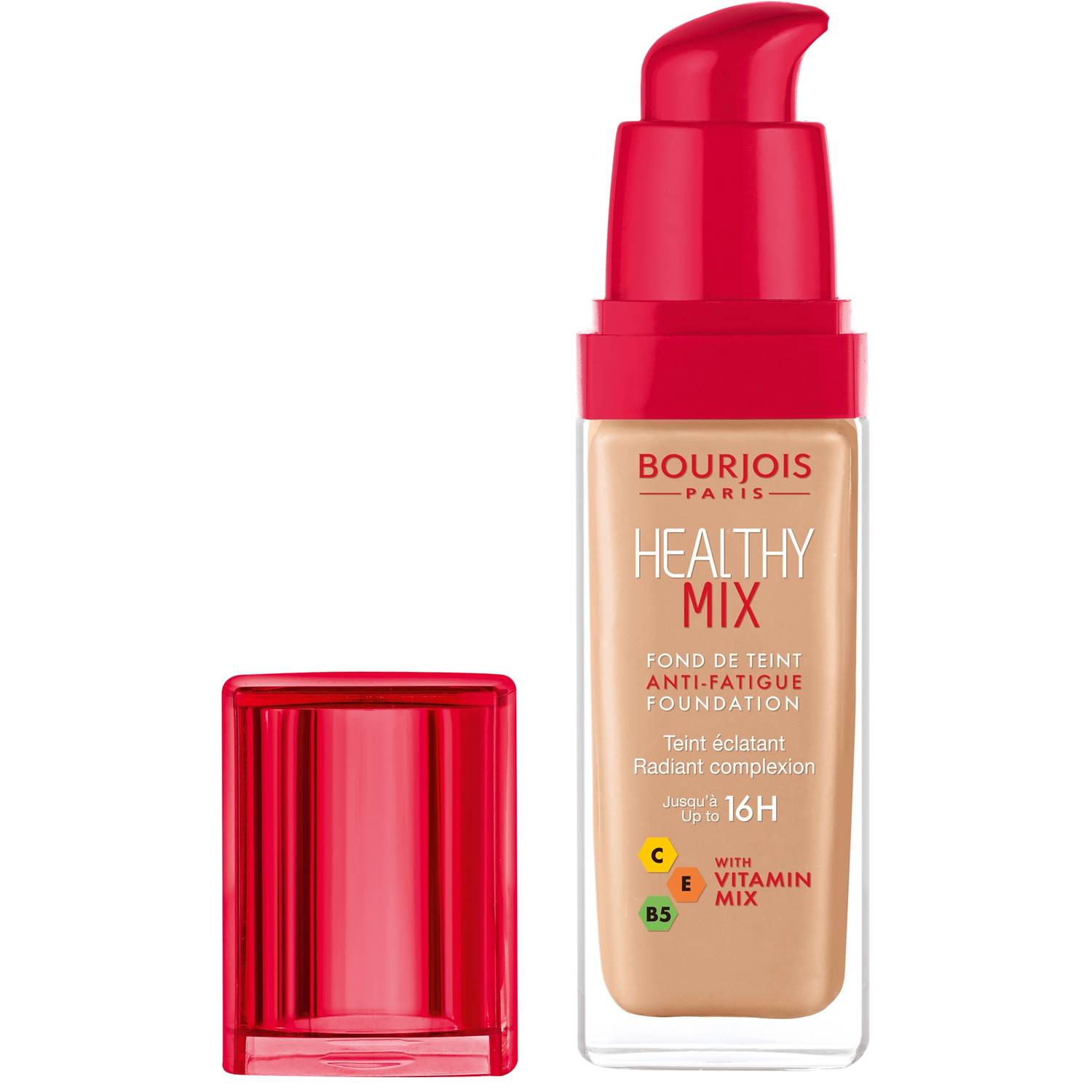 Bourjois, Healthy Mix Anti-Fatigue. Foundation. 54 Beige Bourjois, Healthy Mix Anti-Fatigue. Foundation. 54 Beige