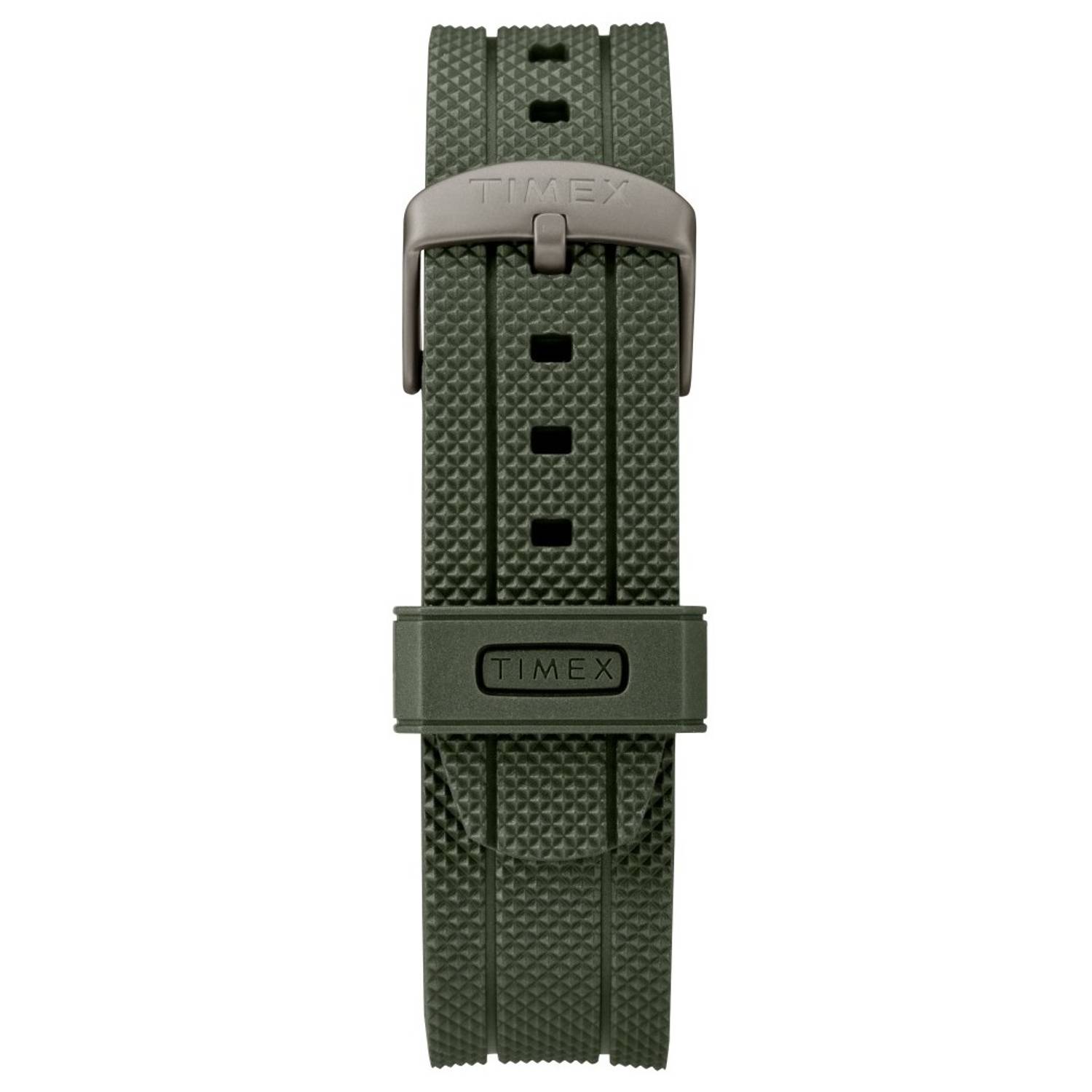 Timex Allied Quartz Green Silicon Watch For Men TW2R60800 Timex Allied Quartz Green Silicon Watch For Men TW2R60800