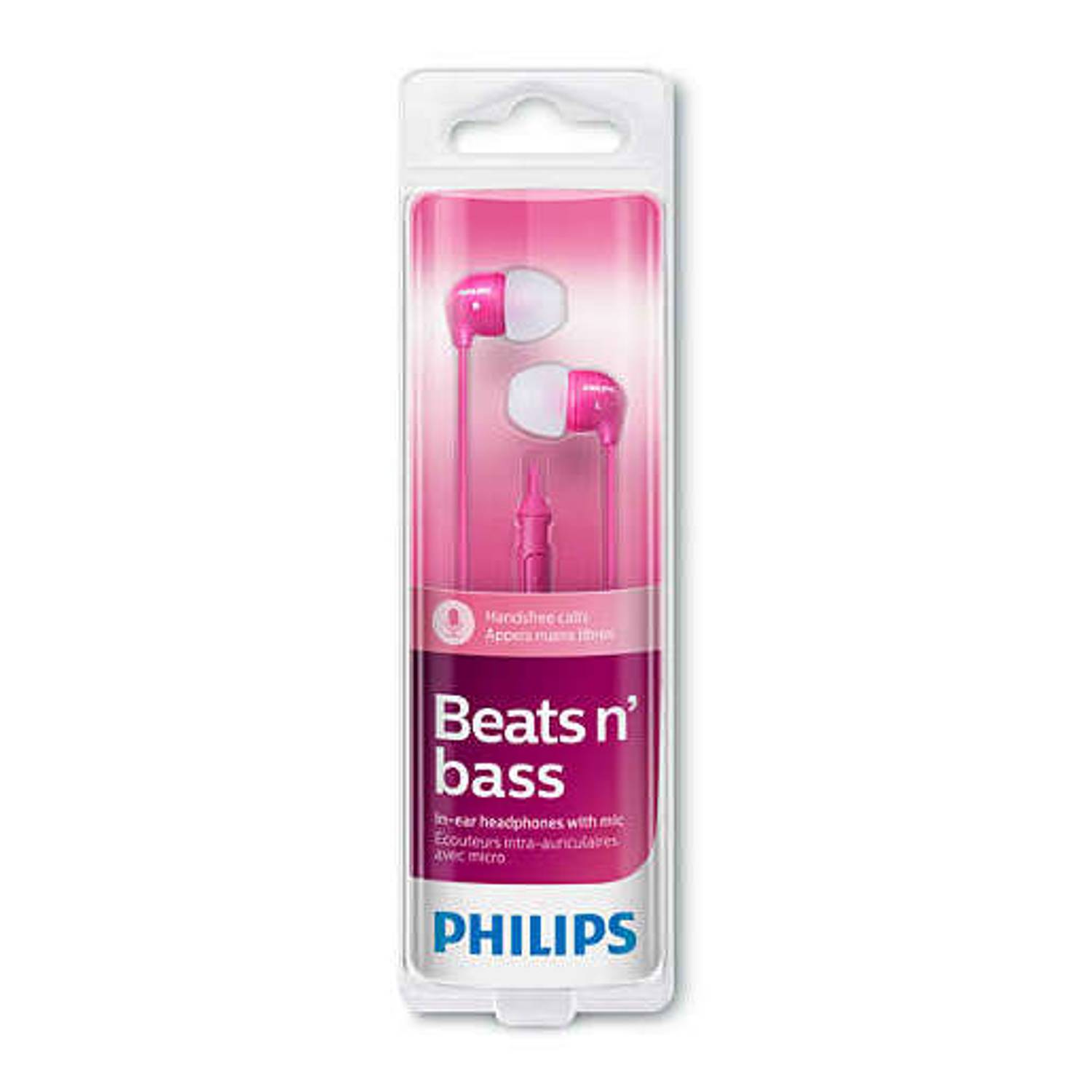 Philips In Ear Headset Pink SHE3595PK Philips In Ear Headset Pink SHE3595PK