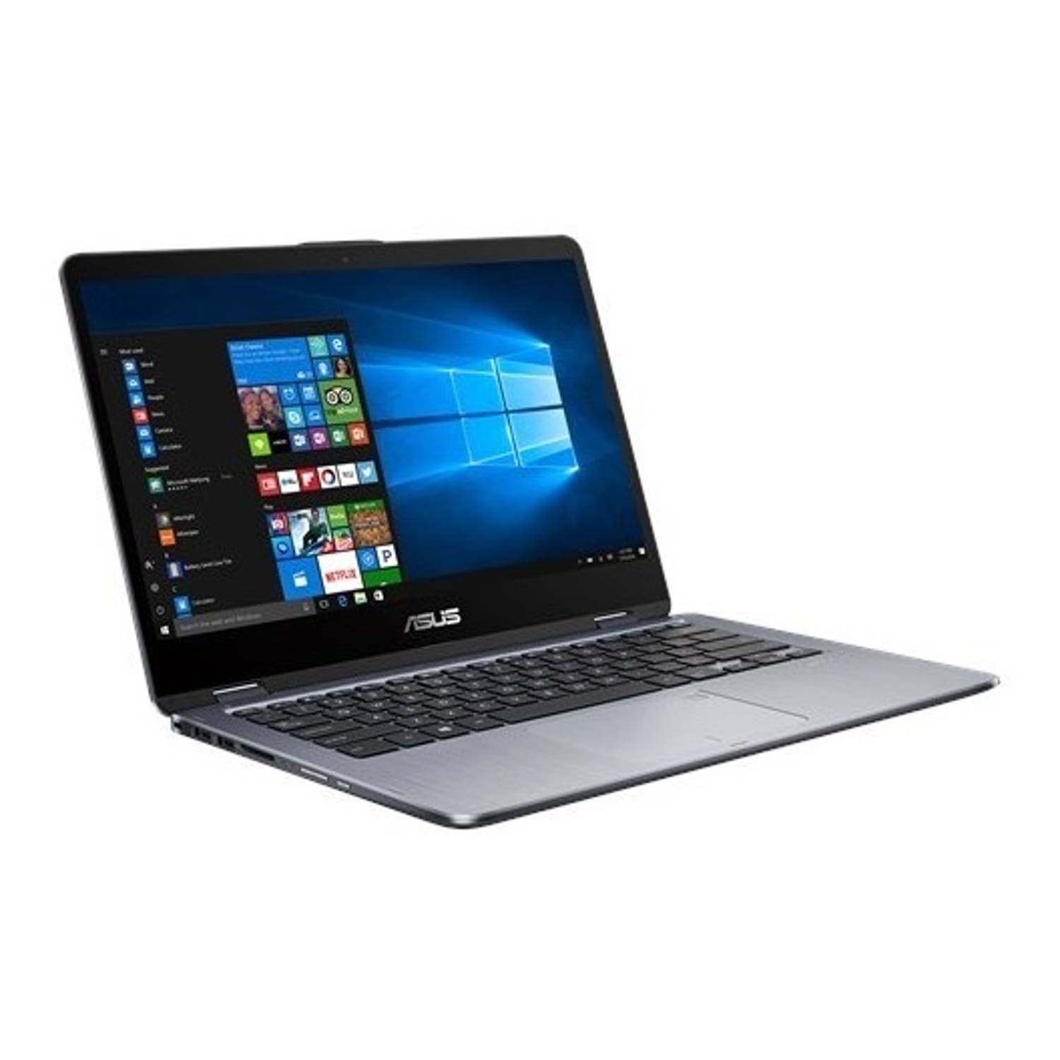 Asus VivoBook Flip 14 TP410UF-EC003T Laptop - Core i5 1.6GHz 6GB 1TB 2GB Win10 14inch FHD Grey Asus VivoBook Flip 14 TP410UF-EC003T Laptop - Core i5 1.6GHz 6GB 1TB 2GB Win10 14inch FHD Grey