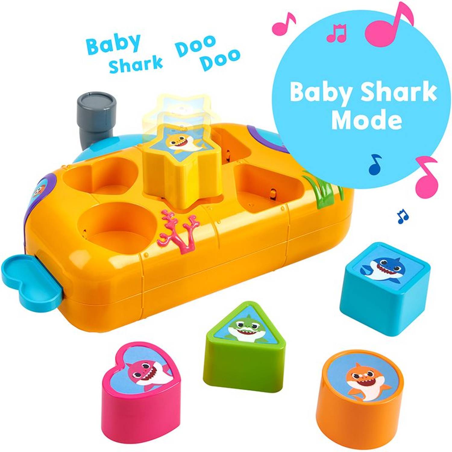 Wow Wee Baby Shark Melody Shape Sorter Wow Wee Baby Shark Melody Shape Sorter