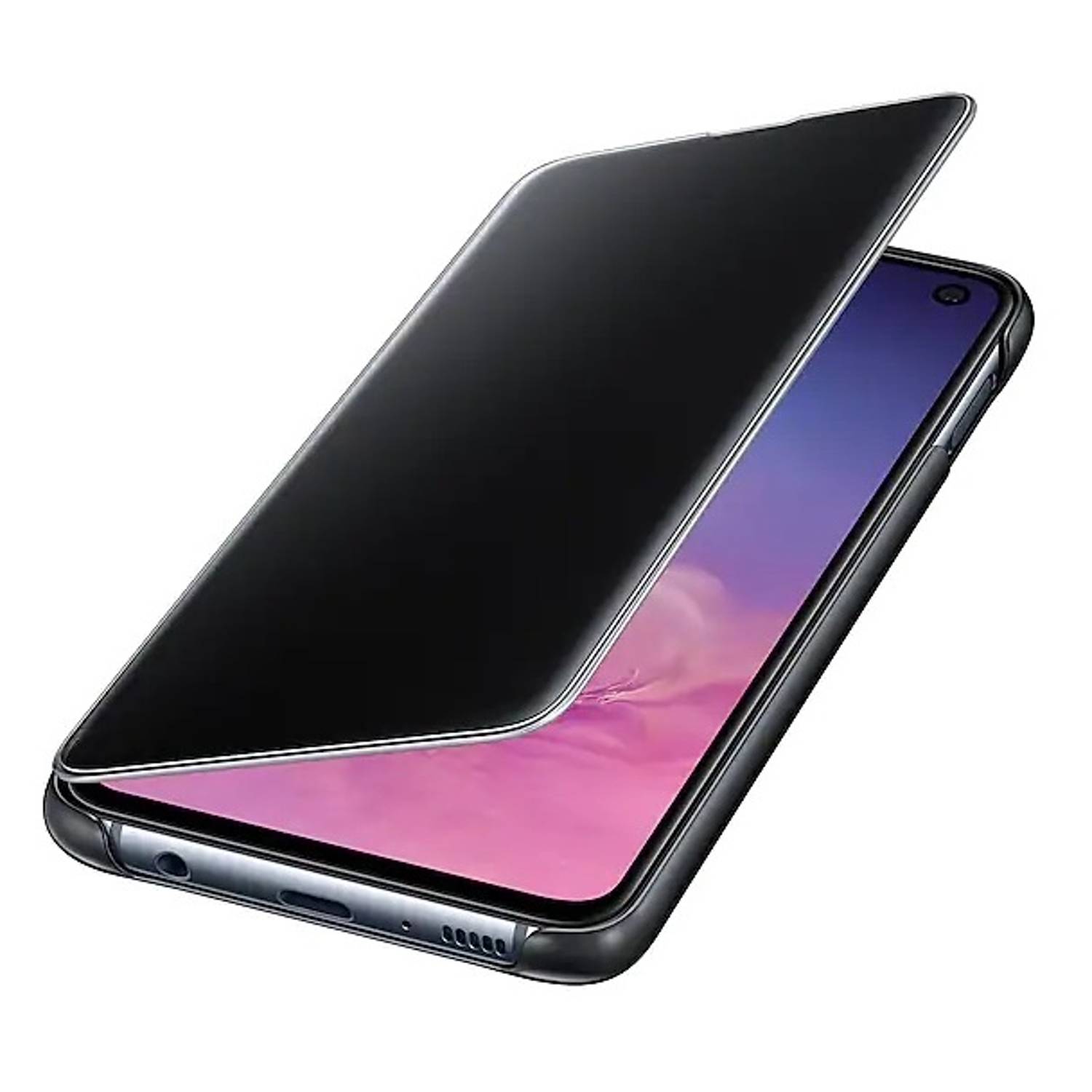 Samsung Clear View Flip Case Black For Galaxy S10e Samsung Clear View Flip Case Black For Galaxy S10e