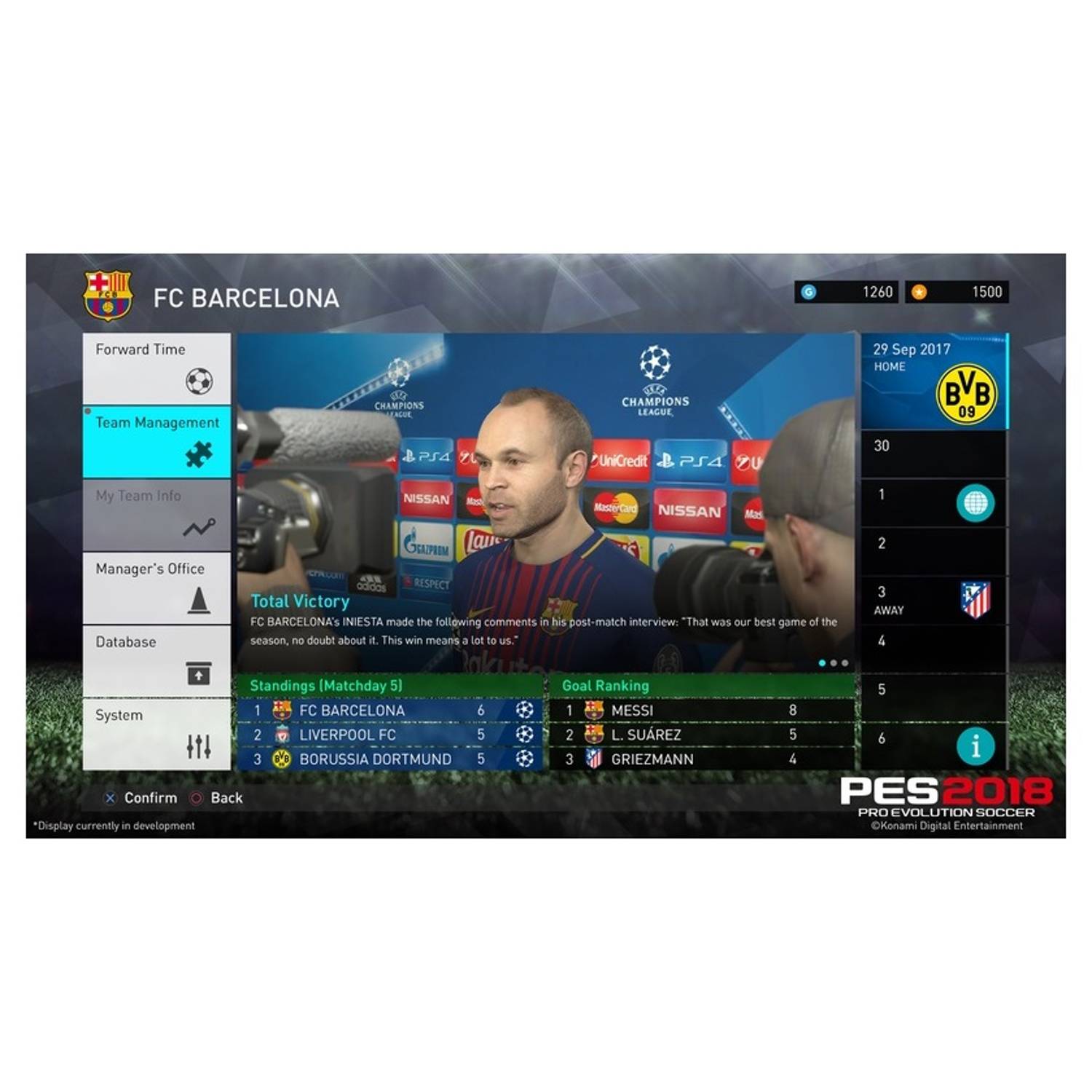 PS4 PES 2018 Legendary Edition Game PS4 PES 2018 Legendary Edition Game