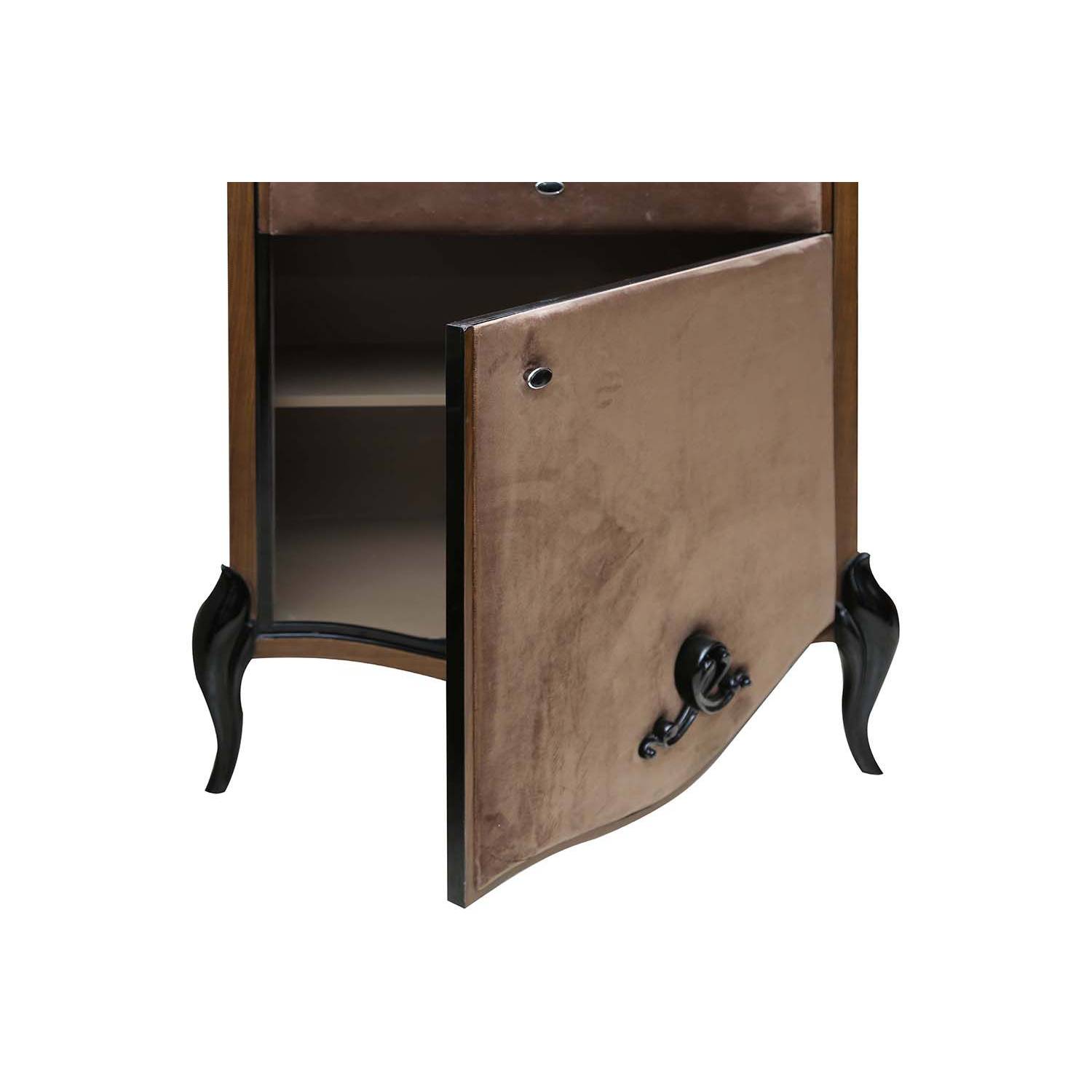 Pan Emirates Alaska Chest Of 1Door+1Drawer Brown Pan Emirates Alaska Chest Of 1Door+1Drawer Brown