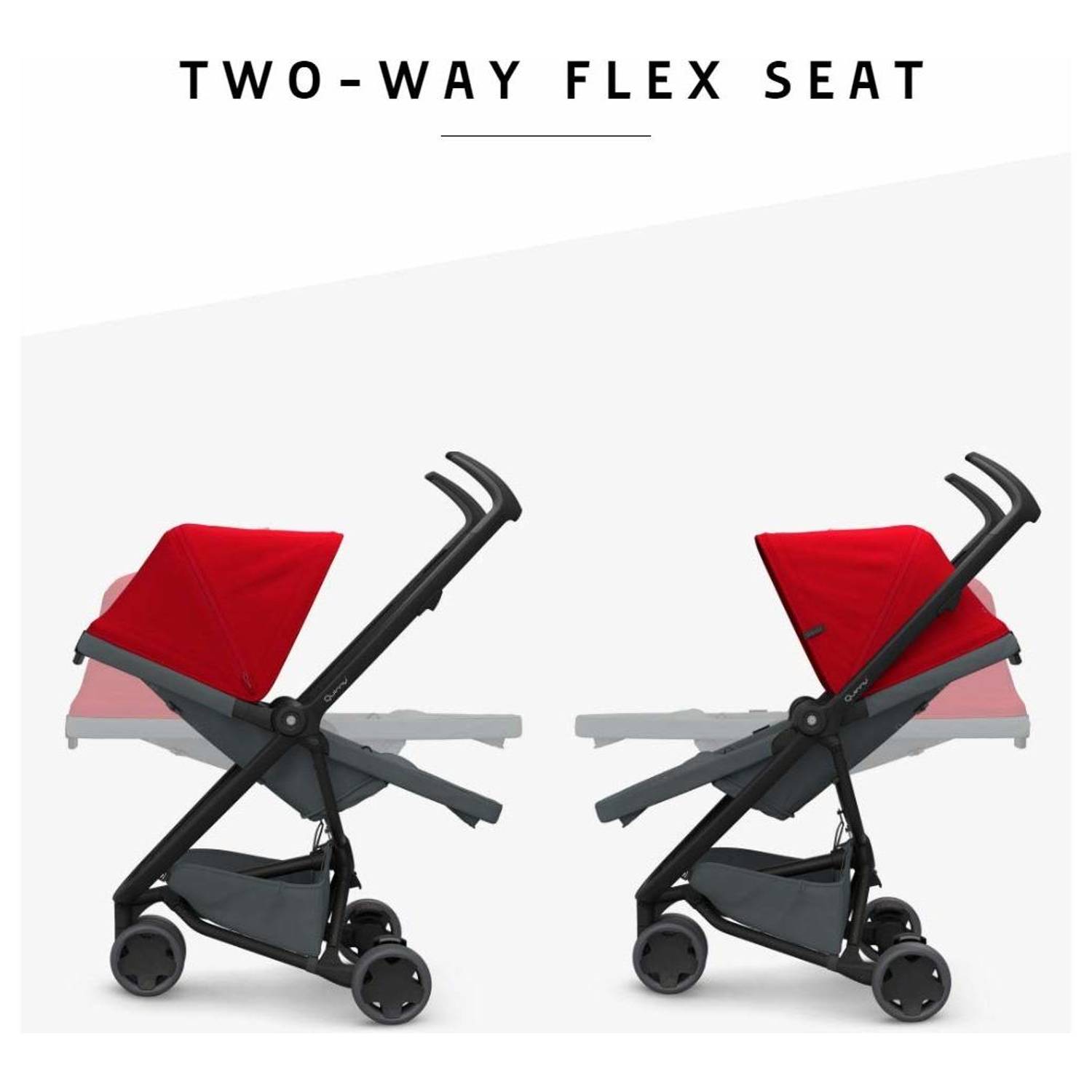 Quinny Zapp Flex Plus Stroller Red On Graphite Quinny Zapp Flex Plus Stroller Red On Graphite