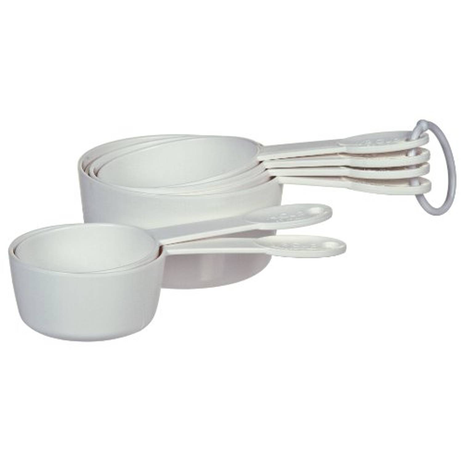Progressive International Prepworks Measuring Cups, White - Set Of 6 Progressive International Prepworks Measuring Cups, White - Set Of 6