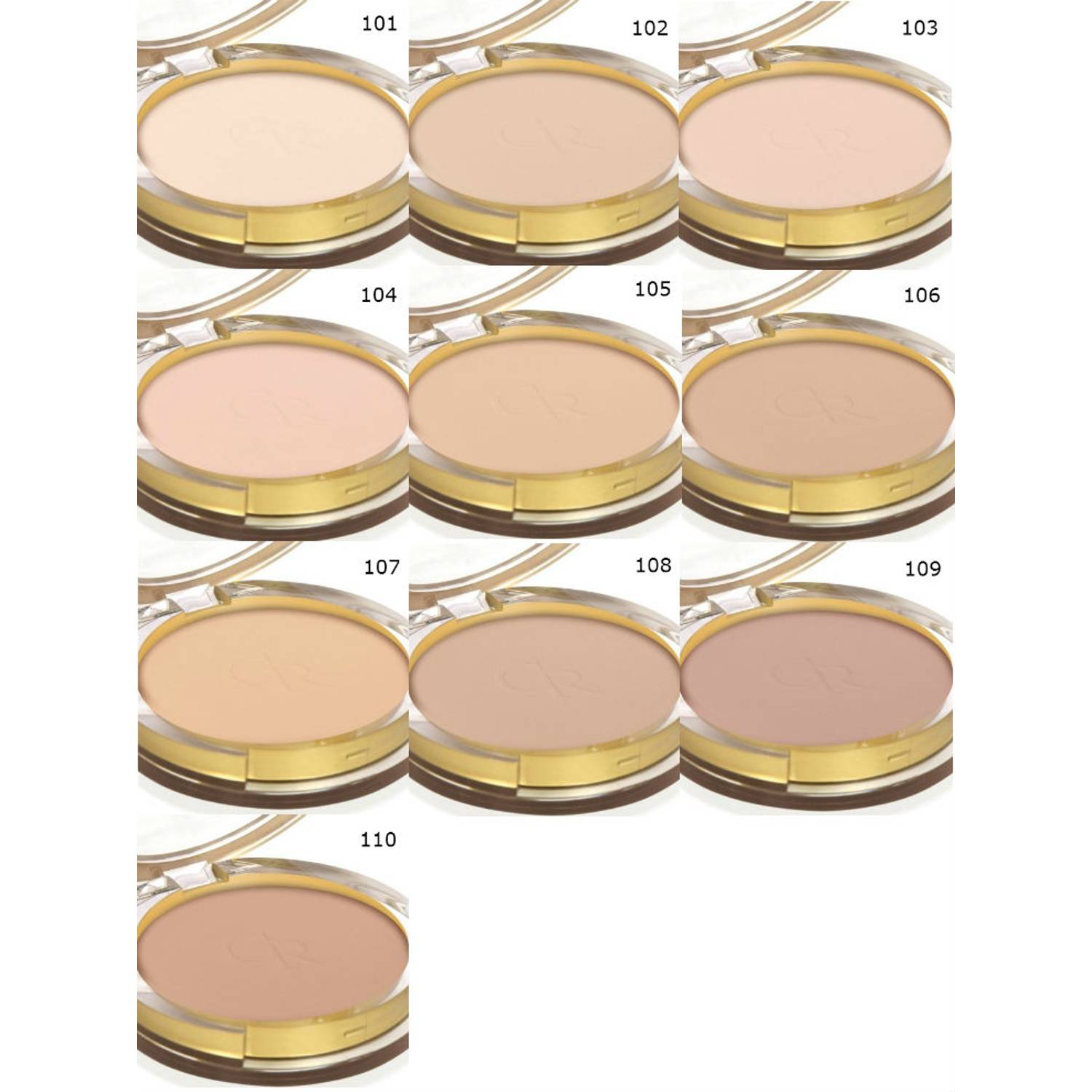 Golden Rose Pressed Powder No.110 Golden Rose Pressed Powder No.110