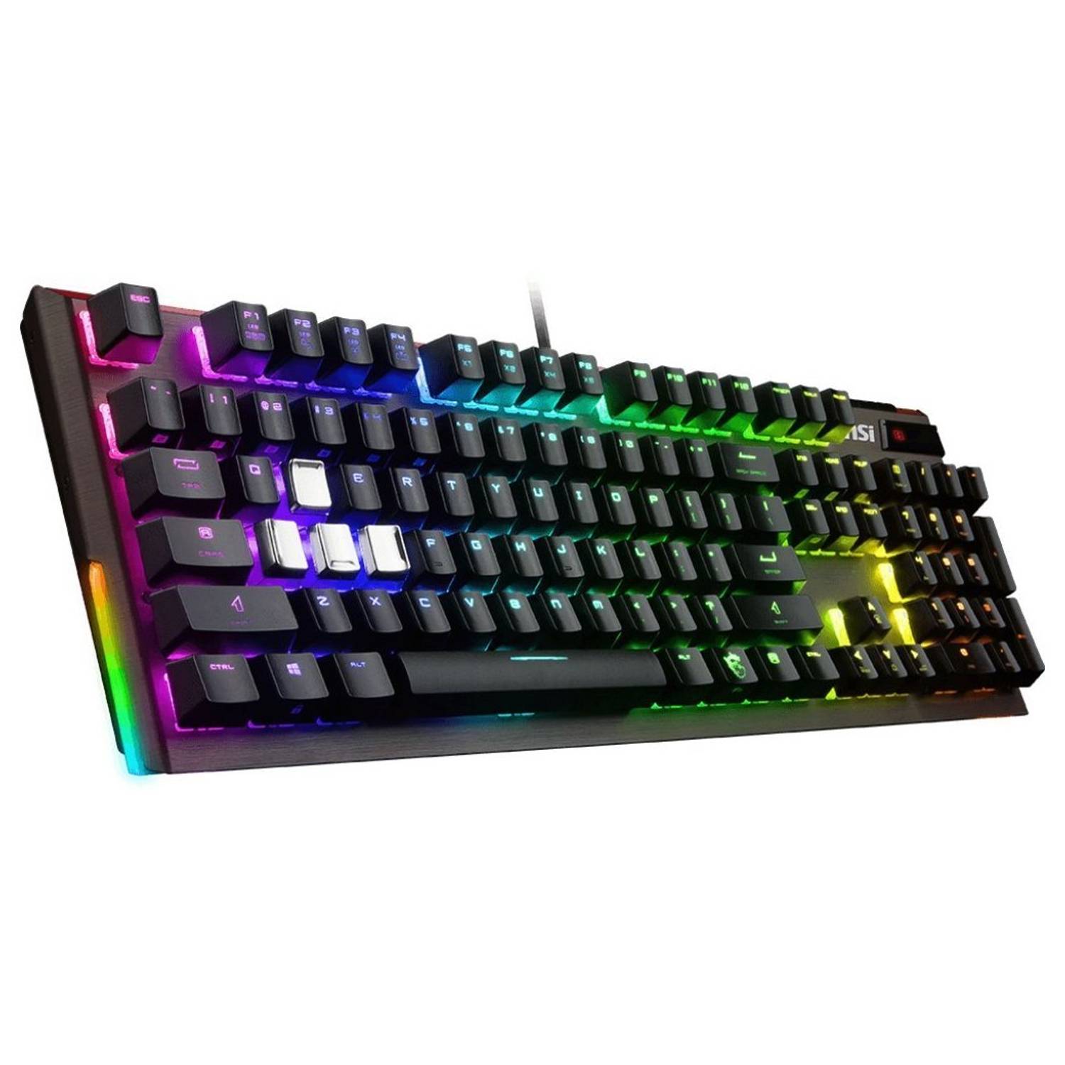 MSI Vigor GK80 Red Wired Gaming Keyboard Black S1104US228HH6 MSI Vigor GK80 Red Wired Gaming Keyboard Black S1104US228HH6