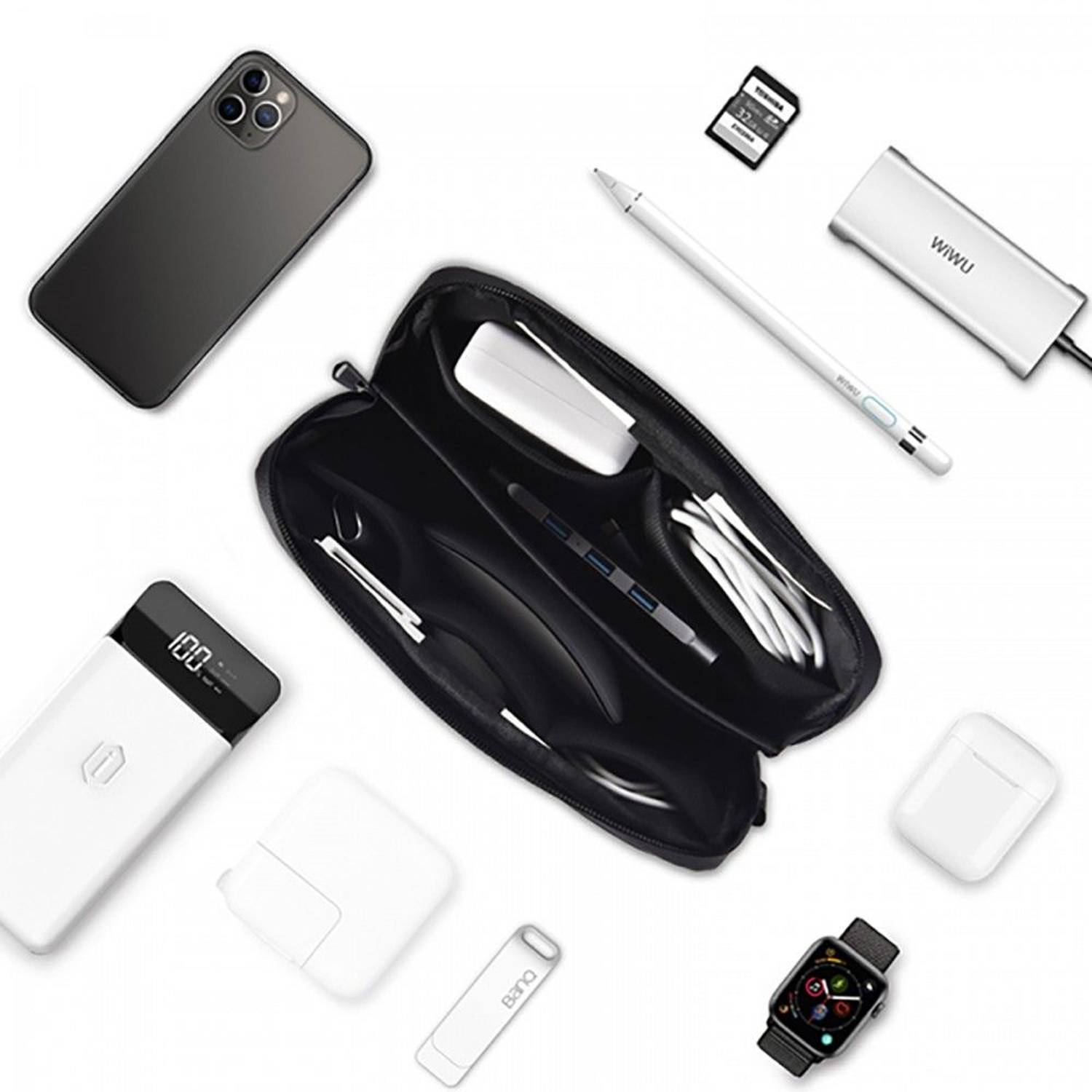 Wiwu Alpha Tech Pouch Black Wiwu Alpha Tech Pouch Black