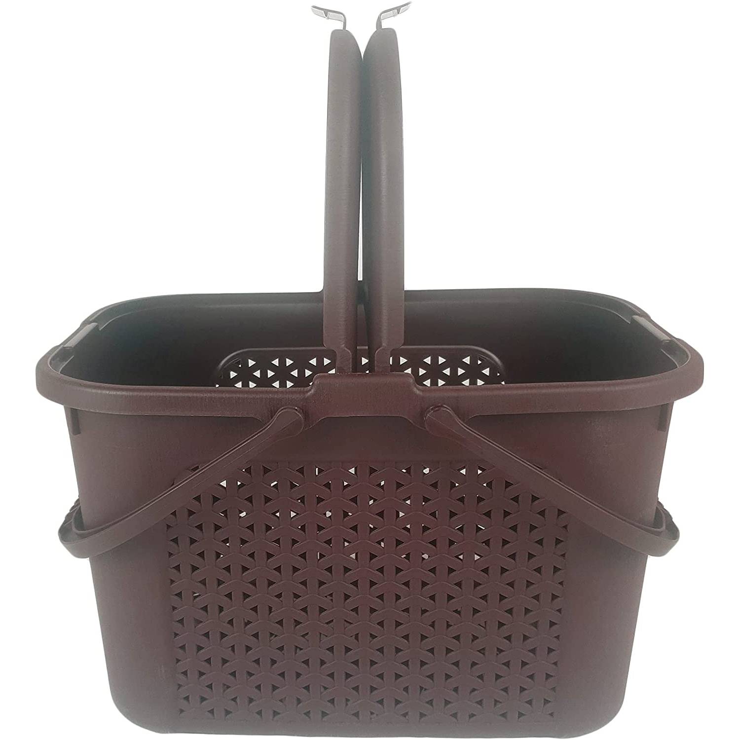 Hobby Life Rattan Design Maximo Picnic Basket 28 Litres (chocolate), Storage Basket Camping Picnic Food Grocery Basket Fruit Vegetable Bins, Organizer For Home Outdoor Activities Hobby Life Rattan Design Maximo Picnic Basket 28 Litres (chocolate), Storage Basket Camping Picnic Food Grocery Basket Fruit Vegetable Bins, Organizer For Home Outdoor Activities