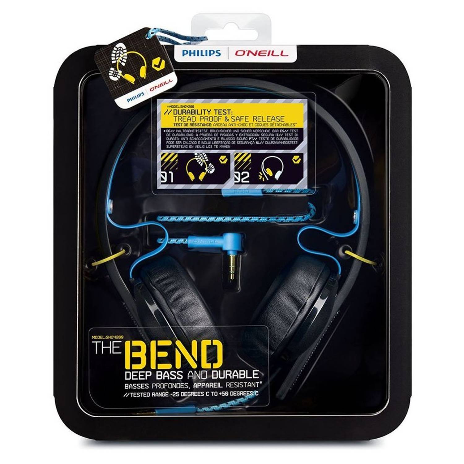 Philips Oneill The Bend On Ear Headphone SHO4200BB Philips Oneill The Bend On Ear Headphone SHO4200BB