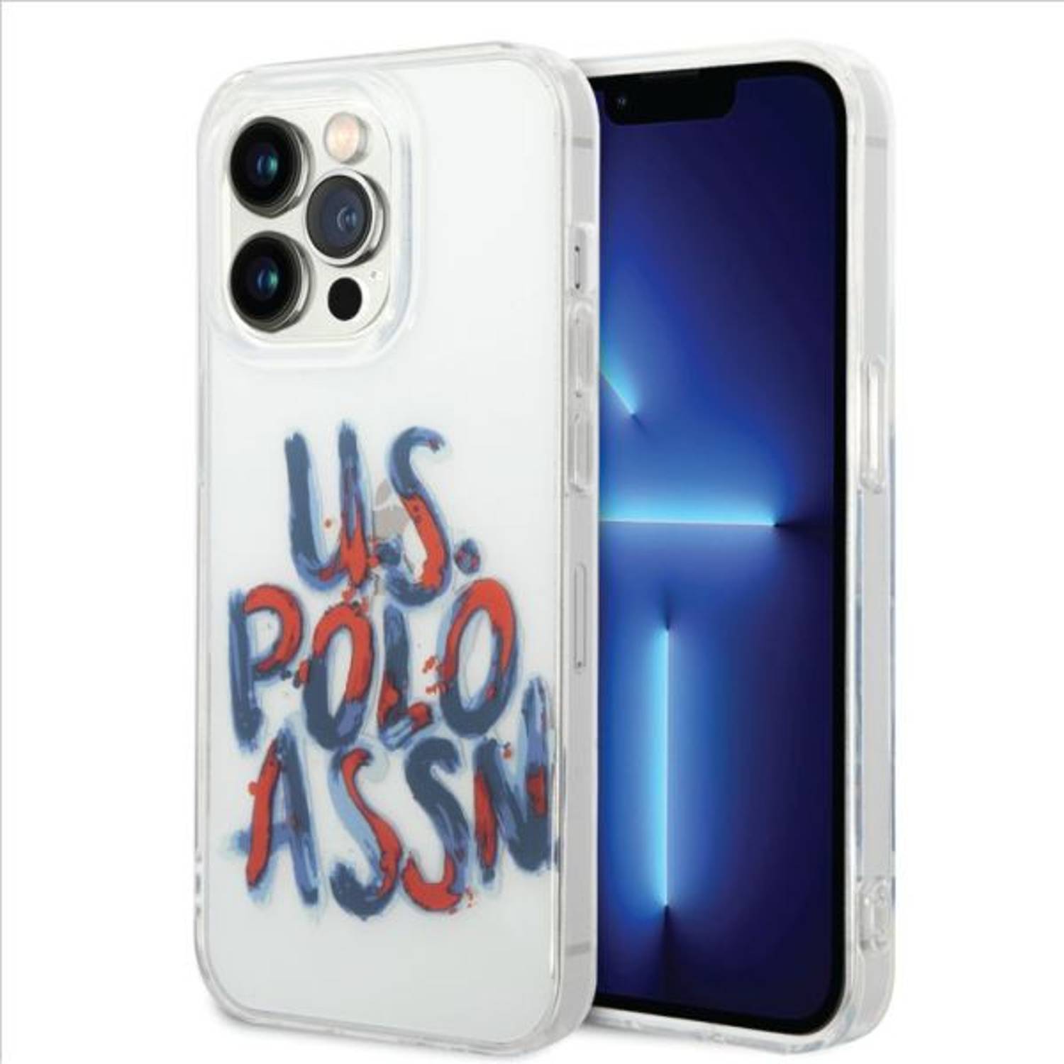 US Polo TPU Case Blue/Red With Graffiti Logo iPhone 14 Pro Max US Polo TPU Case Blue/Red With Graffiti Logo iPhone 14 Pro Max