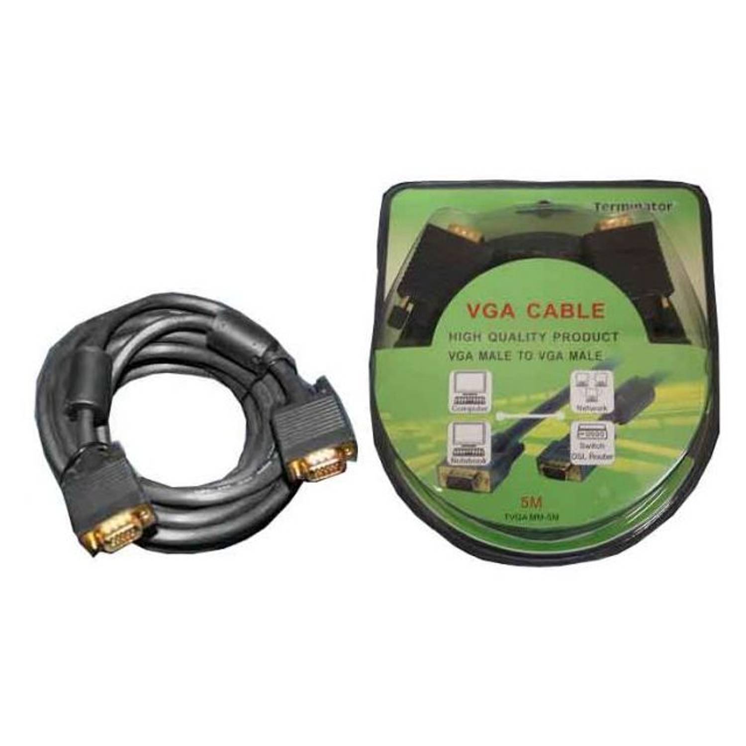 Terminator TVGAMM5M VGA Cable 5M Terminator TVGAMM5M VGA Cable 5M
