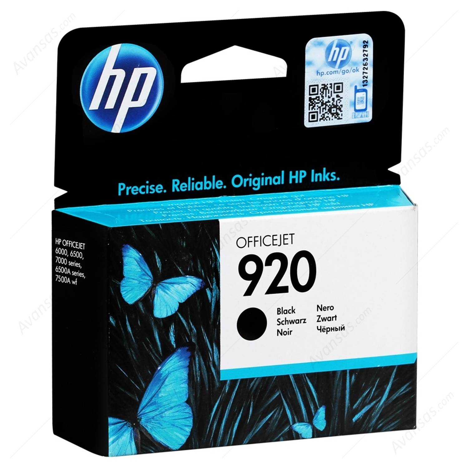 HP 920 CD971AE Black Original Ink Cartridge HP 920 CD971AE Black Original Ink Cartridge