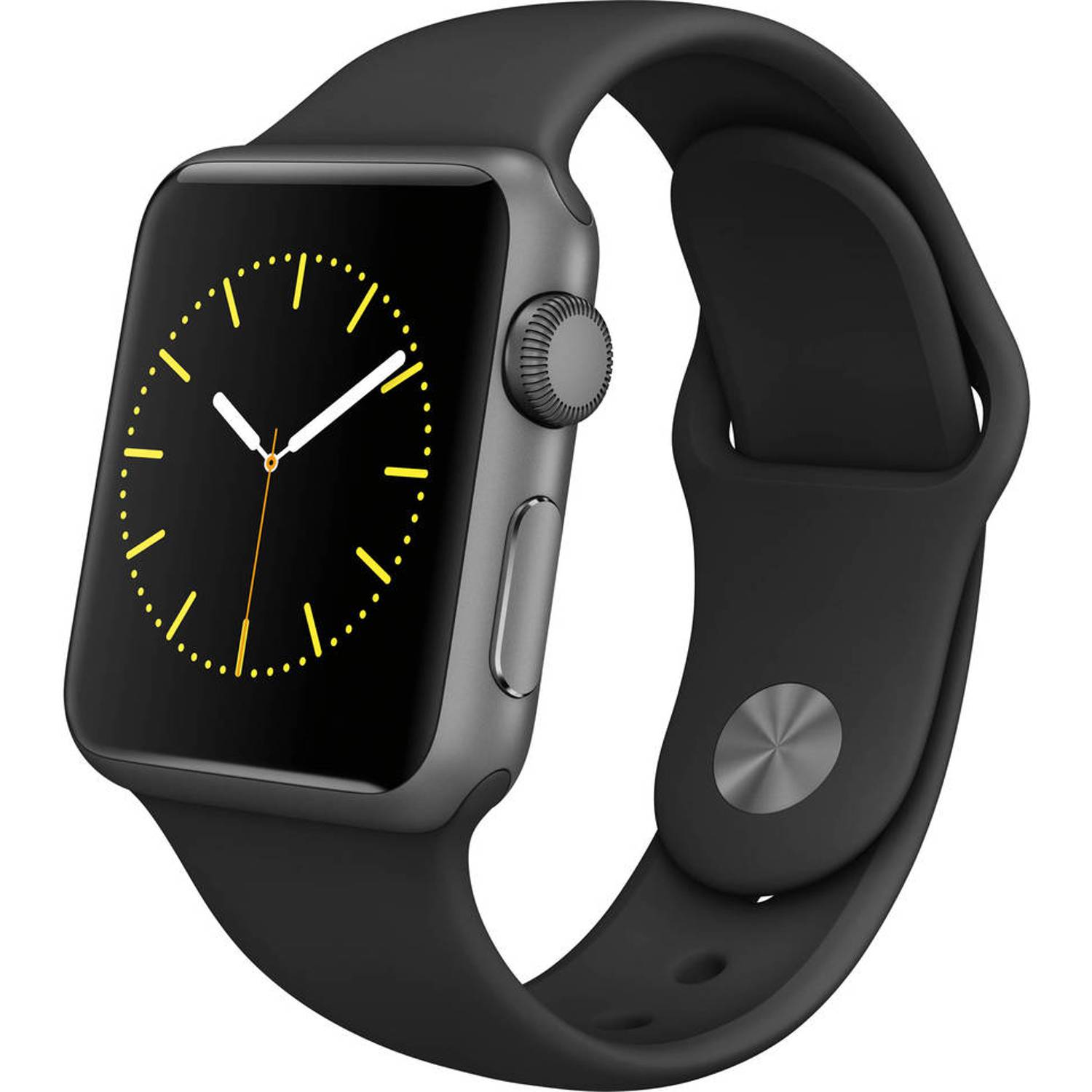 Apple Watch Series 1 - 38mm Space Grey Aluminium Case with Black Sport Band Apple Watch Series 1 - 38mm Space Grey Aluminium Case with Black Sport Band