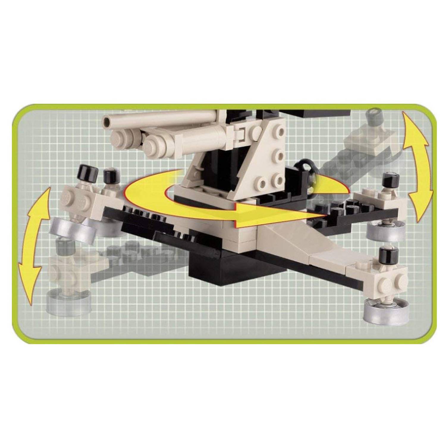 Cobi 100pcs Small Army Flak 36/37 8.8cm Cobi 100pcs Small Army Flak 36/37 8.8cm