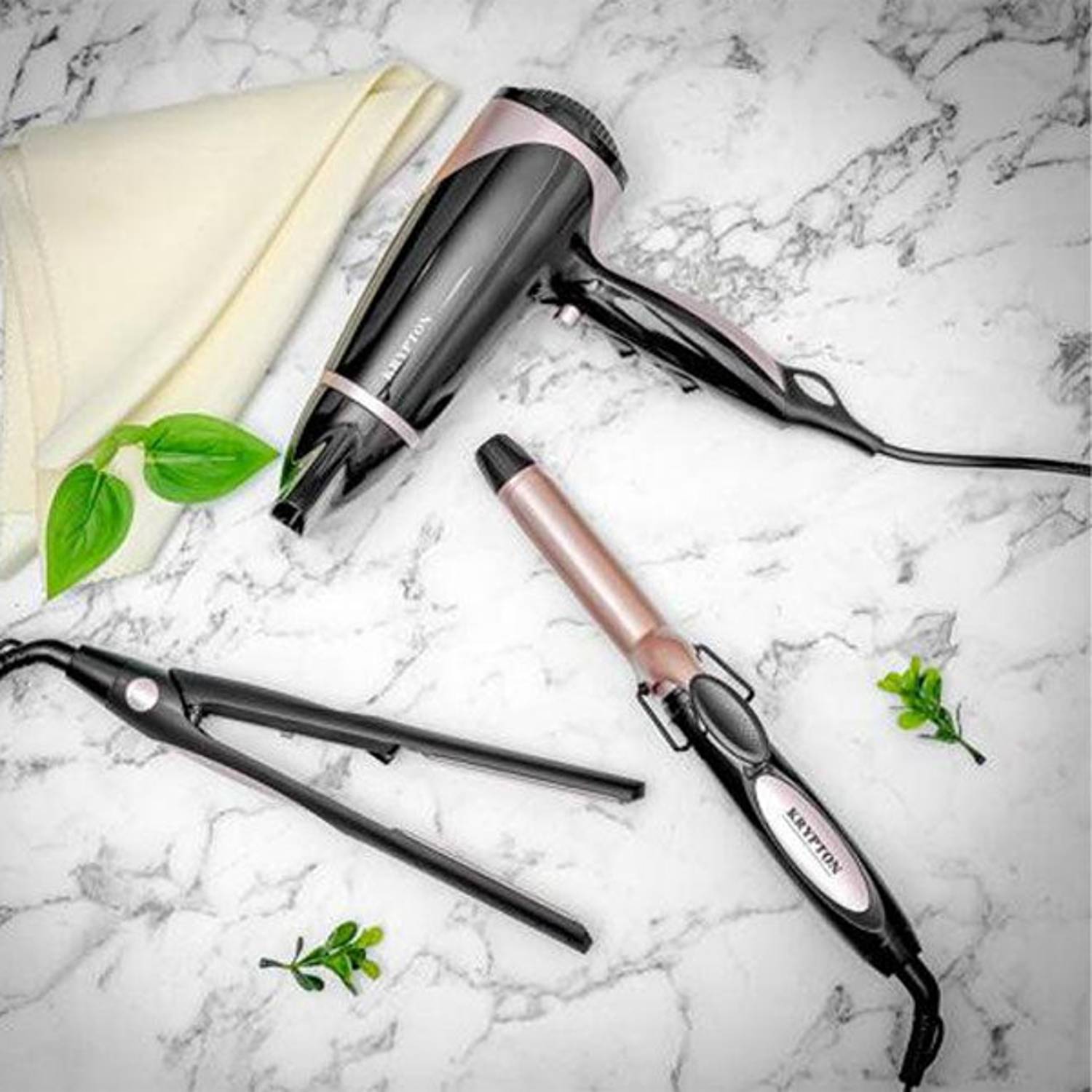 Krypton 3 in 1 Hair Dryer, Hair Straightener & Hair Curler KNHF6397 Krypton 3 in 1 Hair Dryer, Hair Straightener & Hair Curler KNHF6397