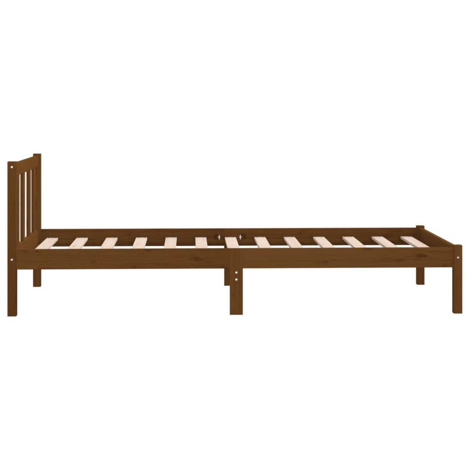 vidaXL Bed Frame Honey Brown Solid Pinewood 90x200 cm vidaXL Bed Frame Honey Brown Solid Pinewood 90x200 cm