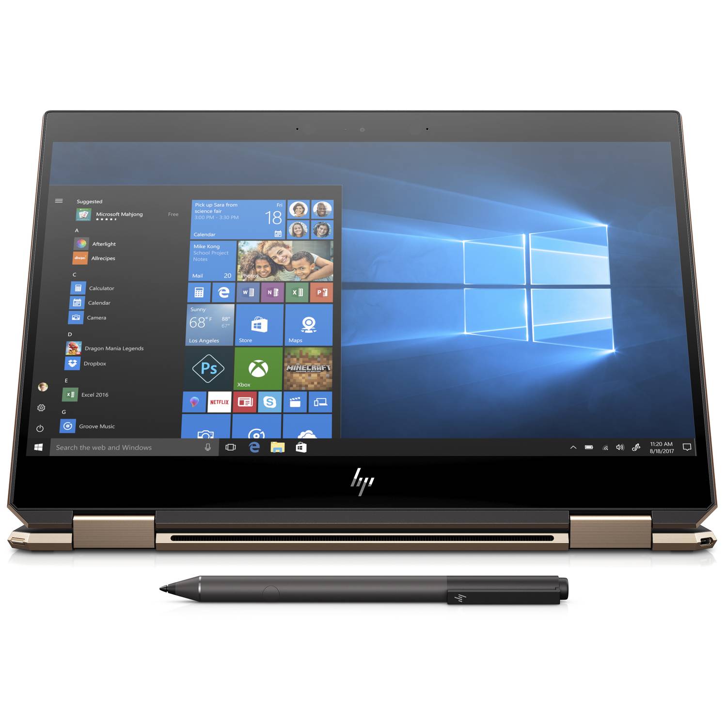 HP Spectre x360 13-AP0005NE Convertible Touch Laptop - Core i7 1.8GHz 8GB 512GB Shared Win10 13.3inch FHD Dark Ash Silver HP Spectre x360 13-AP0005NE Convertible Touch Laptop - Core i7 1.8GHz 8GB 512GB Shared Win10 13.3inch FHD Dark Ash Silver