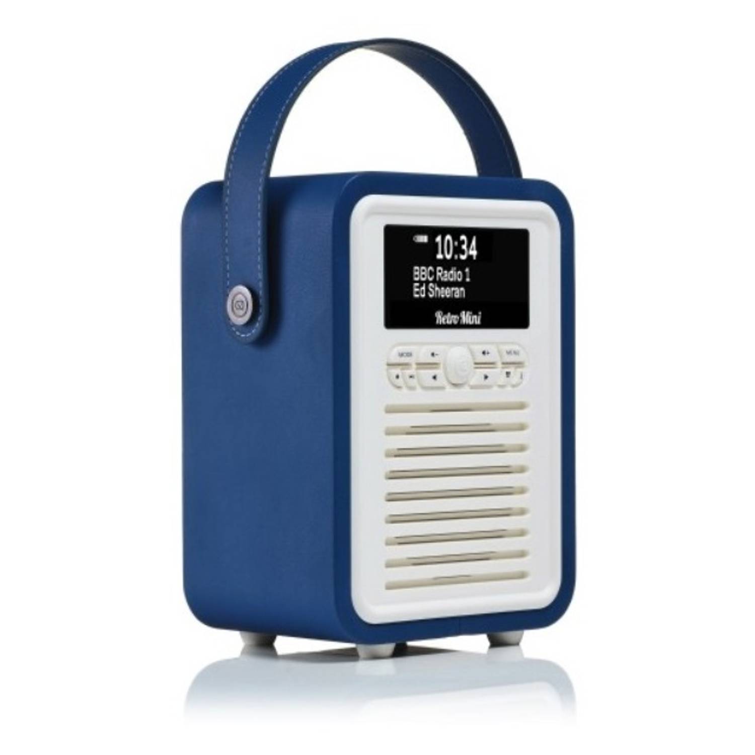 Viewquest Retro Mini Radio Navy Blue Viewquest Retro Mini Radio Navy Blue