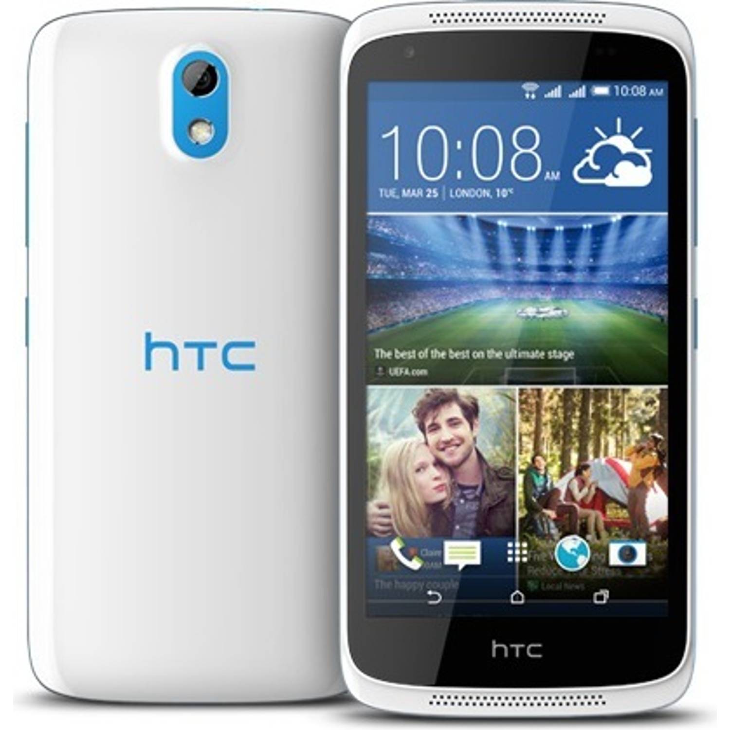 HTC Desire 526G Dual Sim Smartphone 8GB Terra White/Glacier Blue HTC Desire 526G Dual Sim Smartphone 8GB Terra White/Glacier Blue