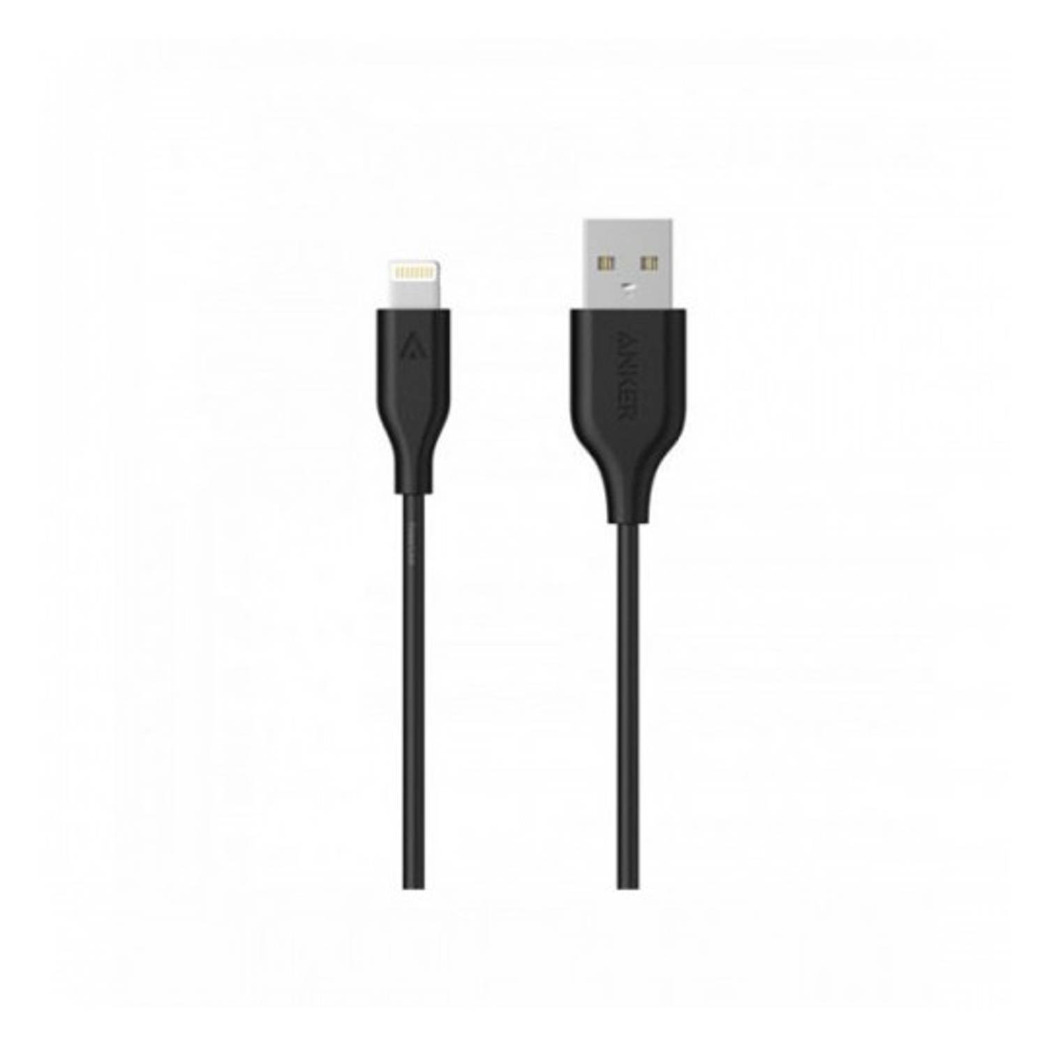 Anker MFI USB To Lightning Round Cable 0.9m Black Anker MFI USB To Lightning Round Cable 0.9m Black