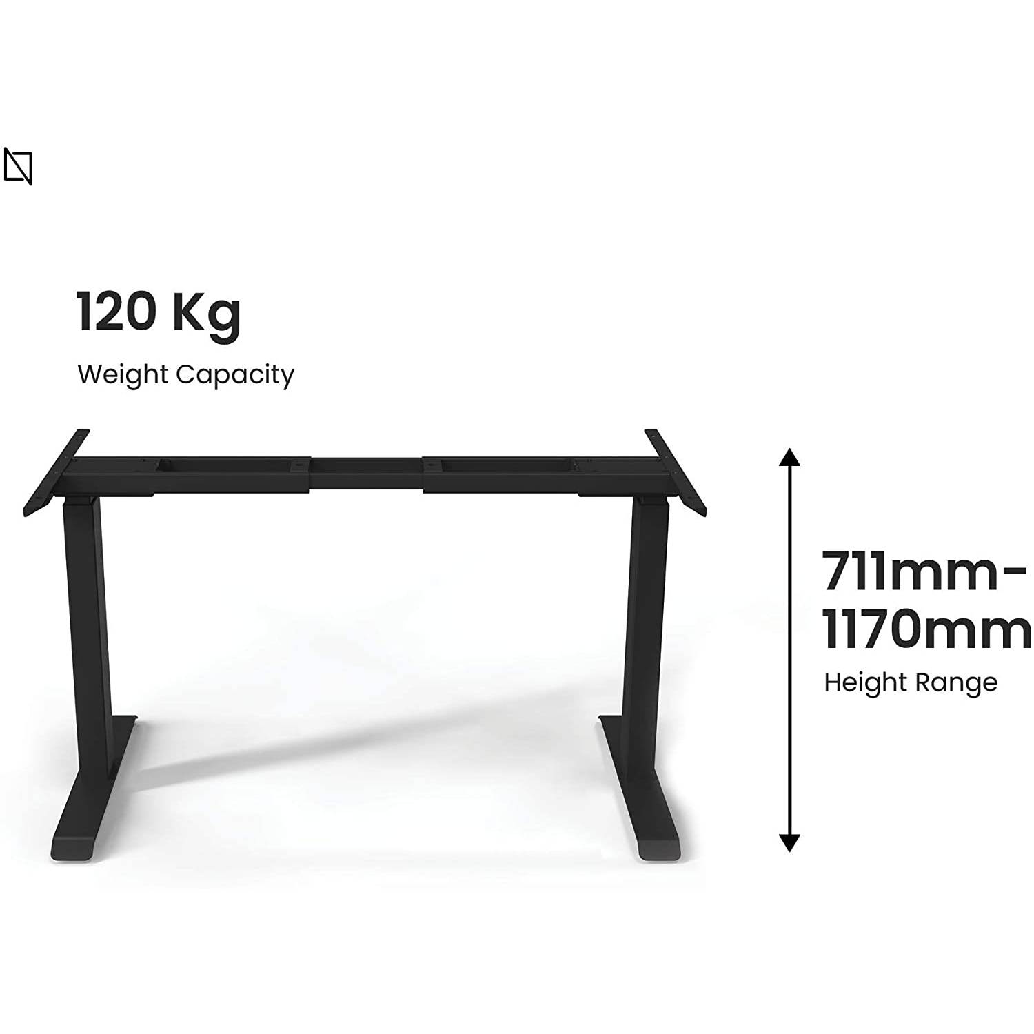 Navodesk Smart Standing Desk Model ND-F200 Bluetooth Height Adjustable Sit Stand Desk Frame Only (Black) Navodesk Smart Standing Desk Model ND-F200 Bluetooth Height Adjustable Sit Stand Desk Frame Only (Black)