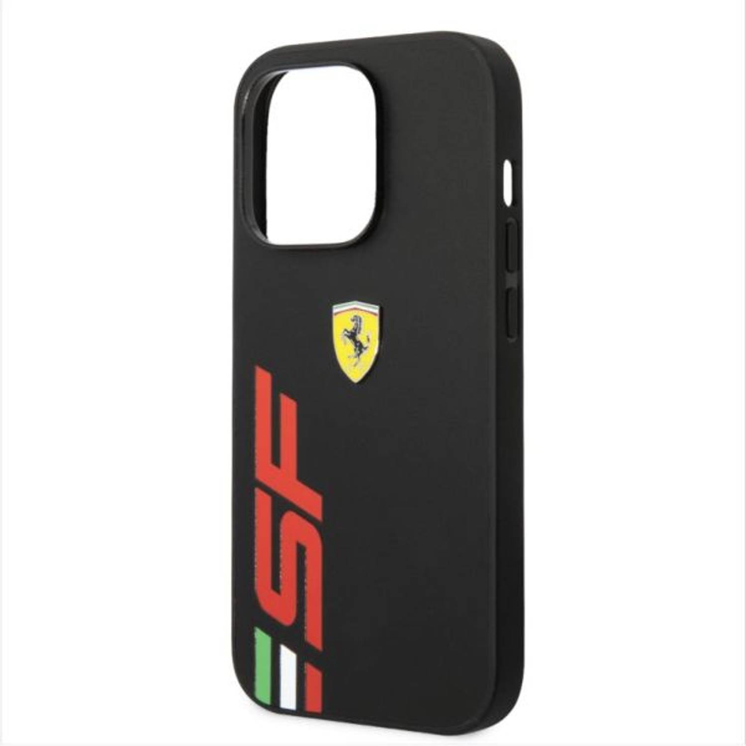 Ferrari Leather Case Black With SF Logo iPhone 14 Pro Max Ferrari Leather Case Black With SF Logo iPhone 14 Pro Max