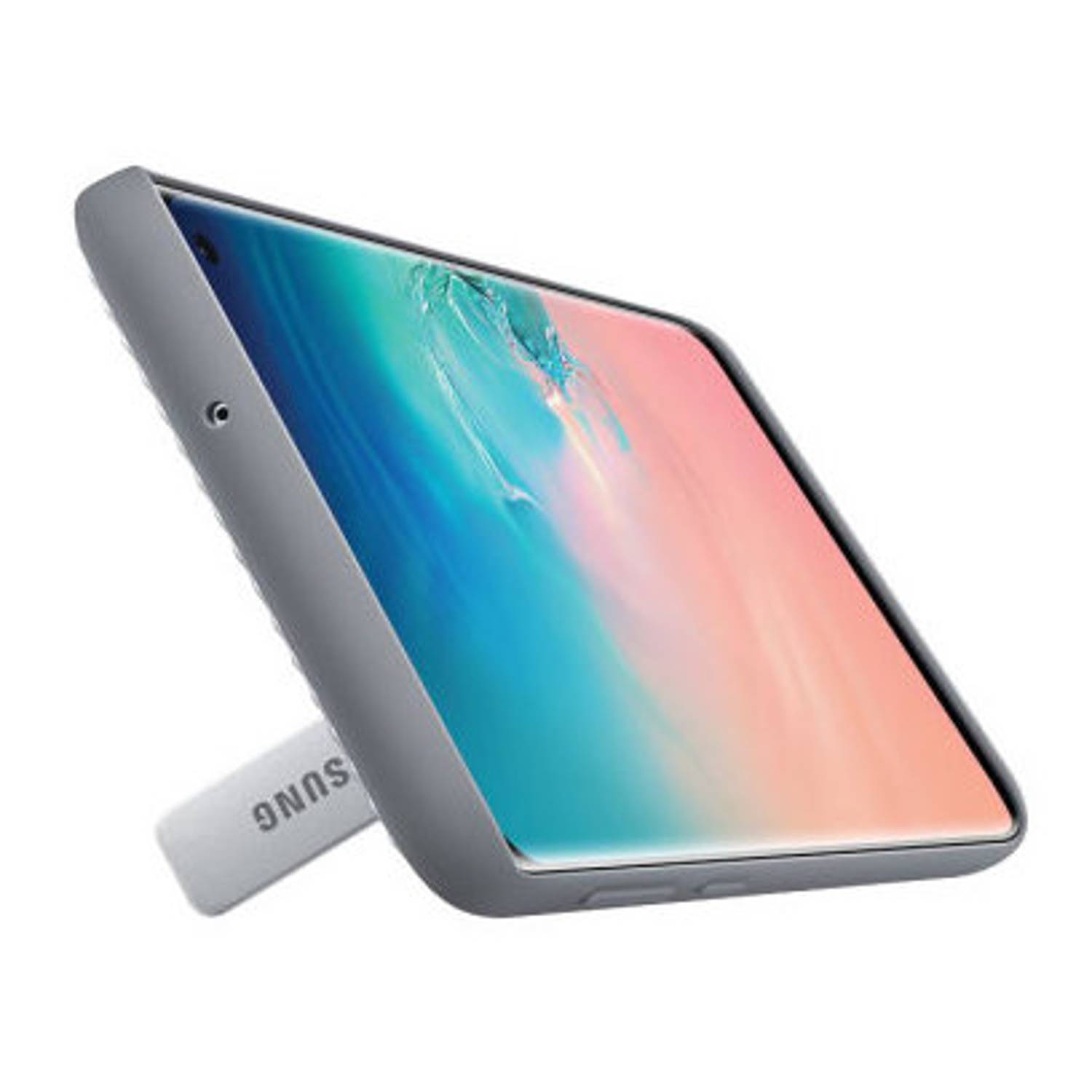 Samsung Protective Standing Silver Cover For Galaxy S10 Plus Samsung Protective Standing Silver Cover For Galaxy S10 Plus