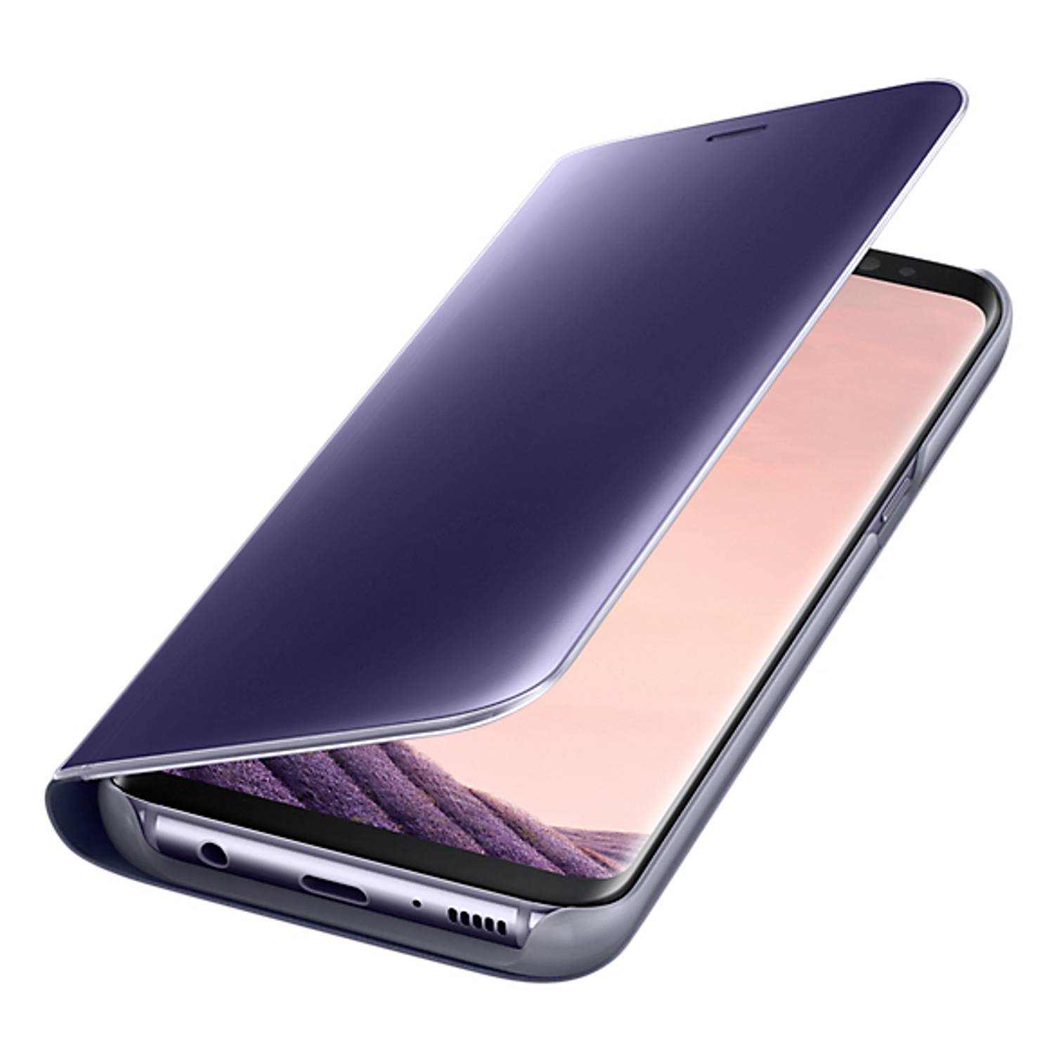 Samsung Clear View Standing Cover Violet For Galaxy S8+ Samsung Clear View Standing Cover Violet For Galaxy S8+
