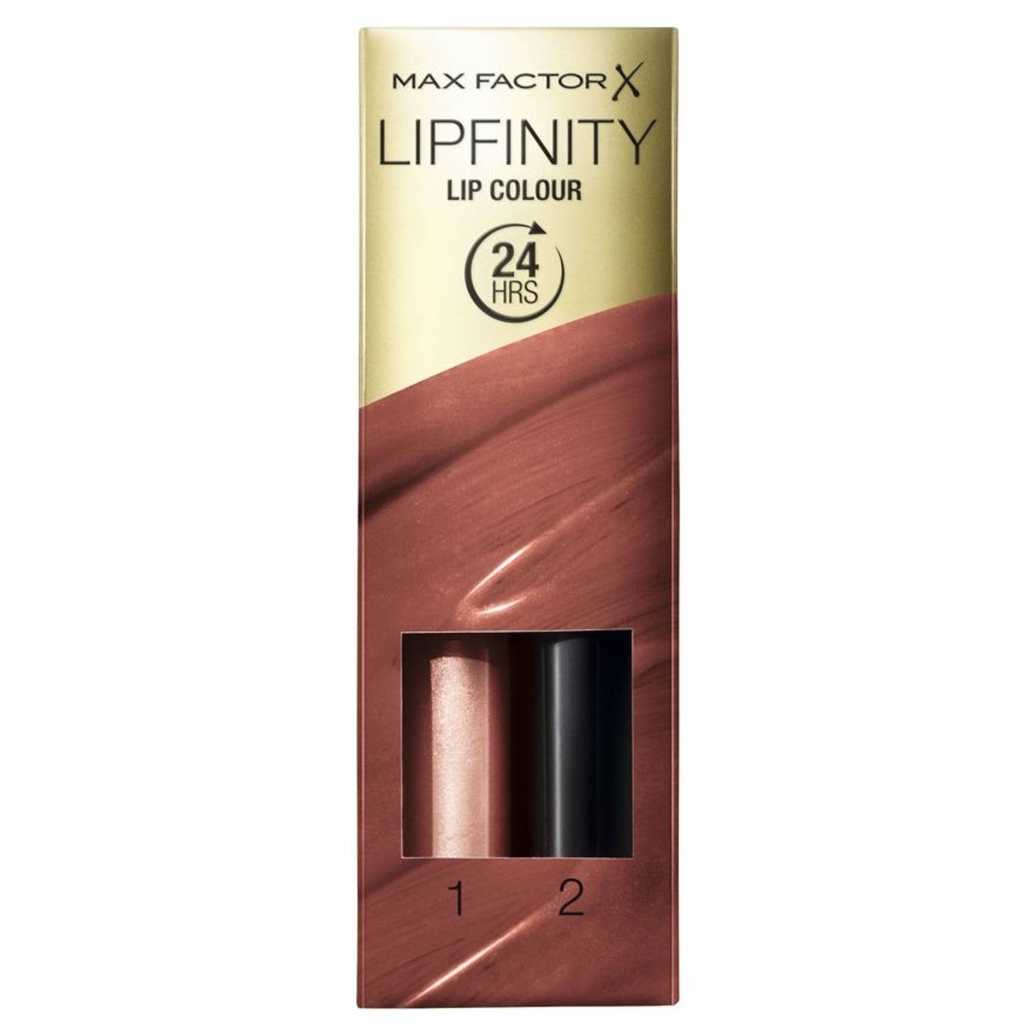 Max Factor Lipfinity Lip Colour Lipstick 2-step Long Lasting 070 Spicy 2.3ml + 1.9g Max Factor Lipfinity Lip Colour Lipstick 2-step Long Lasting 070 Spicy 2.3ml + 1.9g