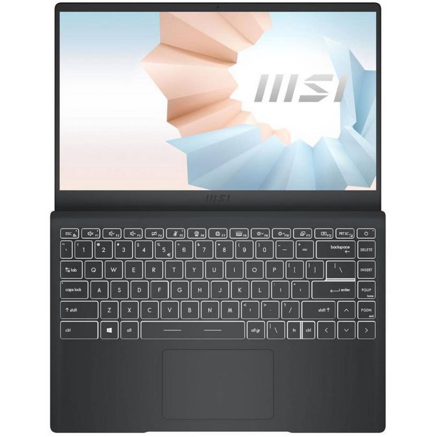 MSI Modern 14 B11SB-261AE Laptop - Core i7 2.8GHz 16GB 512GB 2GB Win10Home 14inch FHD Carbon Grey English/Arabic Keyboard MSI Modern 14 B11SB-261AE Laptop - Core i7 2.8GHz 16GB 512GB 2GB Win10Home 14inch FHD Carbon Grey English/Arabic Keyboard