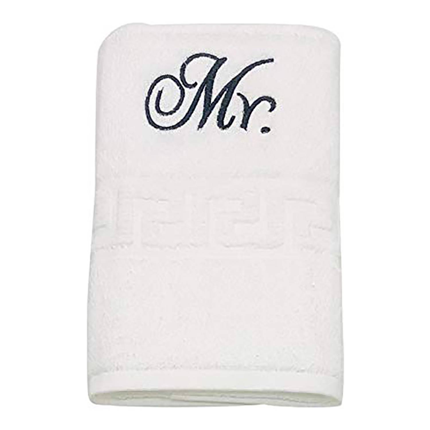 Personalized For You Cotton White Mr. Embroidery Bath Towel 70*140 cm Personalized For You Cotton White Mr. Embroidery Bath Towel 70*140 cm