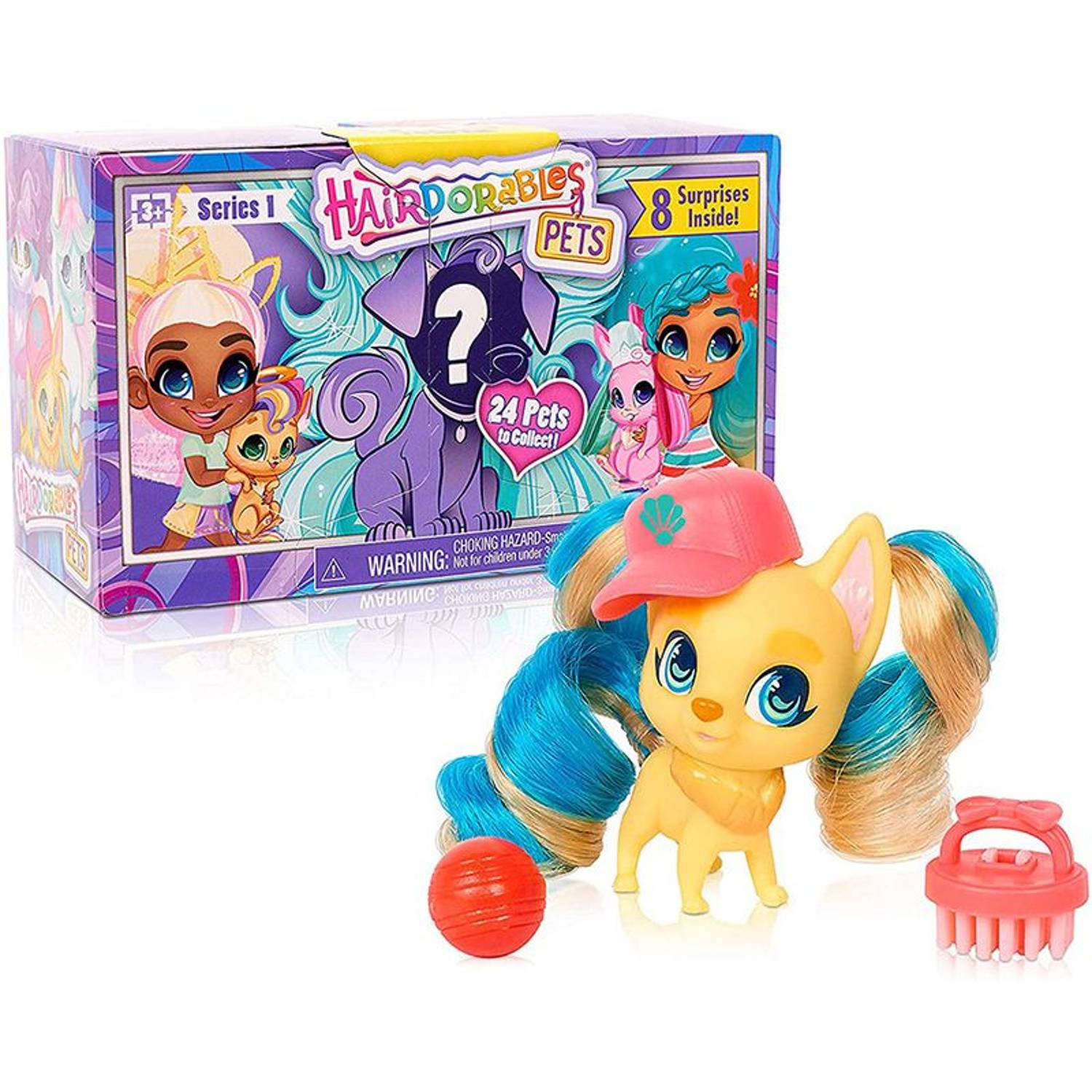 Just Play 23635 Hairdorables Series 1 Pets Mystery Pack Toy Just Play 23635 Hairdorables Series 1 Pets Mystery Pack Toy