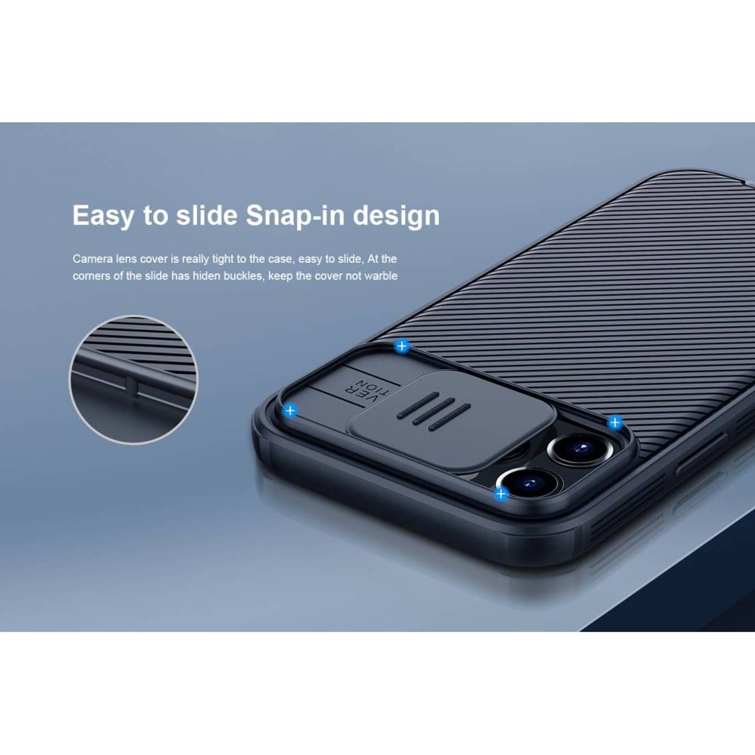 Nillkin Camshield Pro Magnetic Case Black iPhone 12 Pro Max Nillkin Camshield Pro Magnetic Case Black iPhone 12 Pro Max