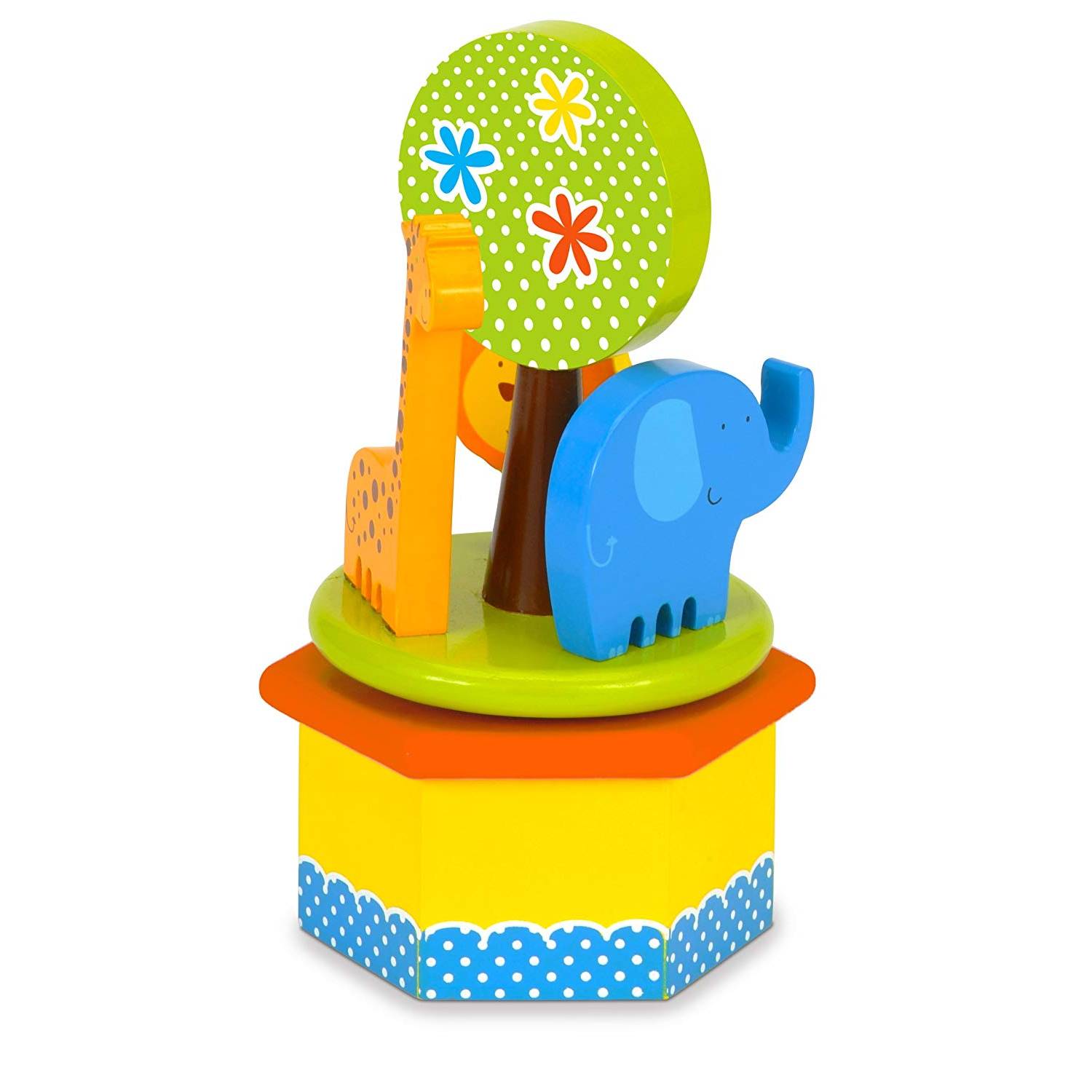 Fiesta Crafts T-2746 Jungle Animals Music Box Fiesta Crafts T-2746 Jungle Animals Music Box