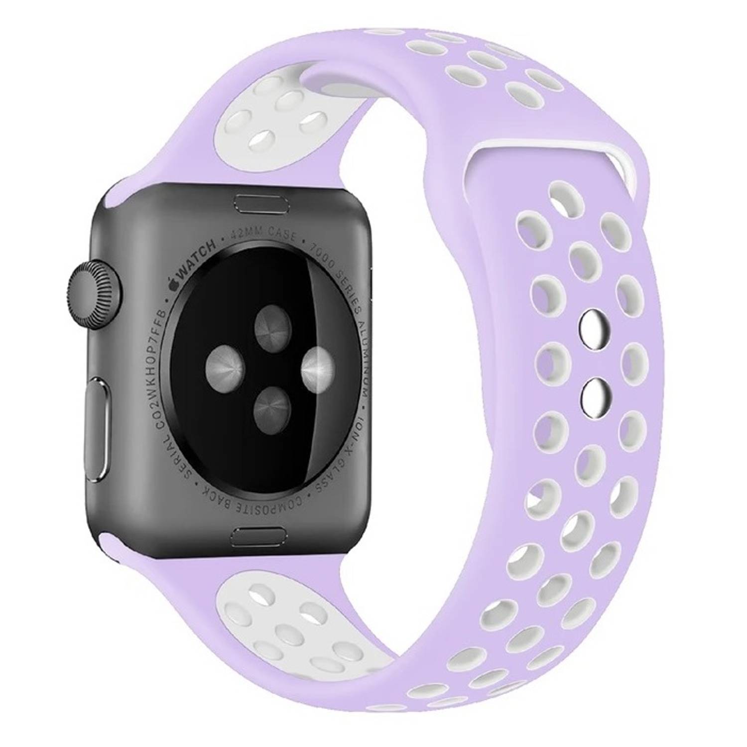 Promate OREO 42ML Apple Watch Band 42 - Purple/White Promate OREO 42ML Apple Watch Band 42 - Purple/White