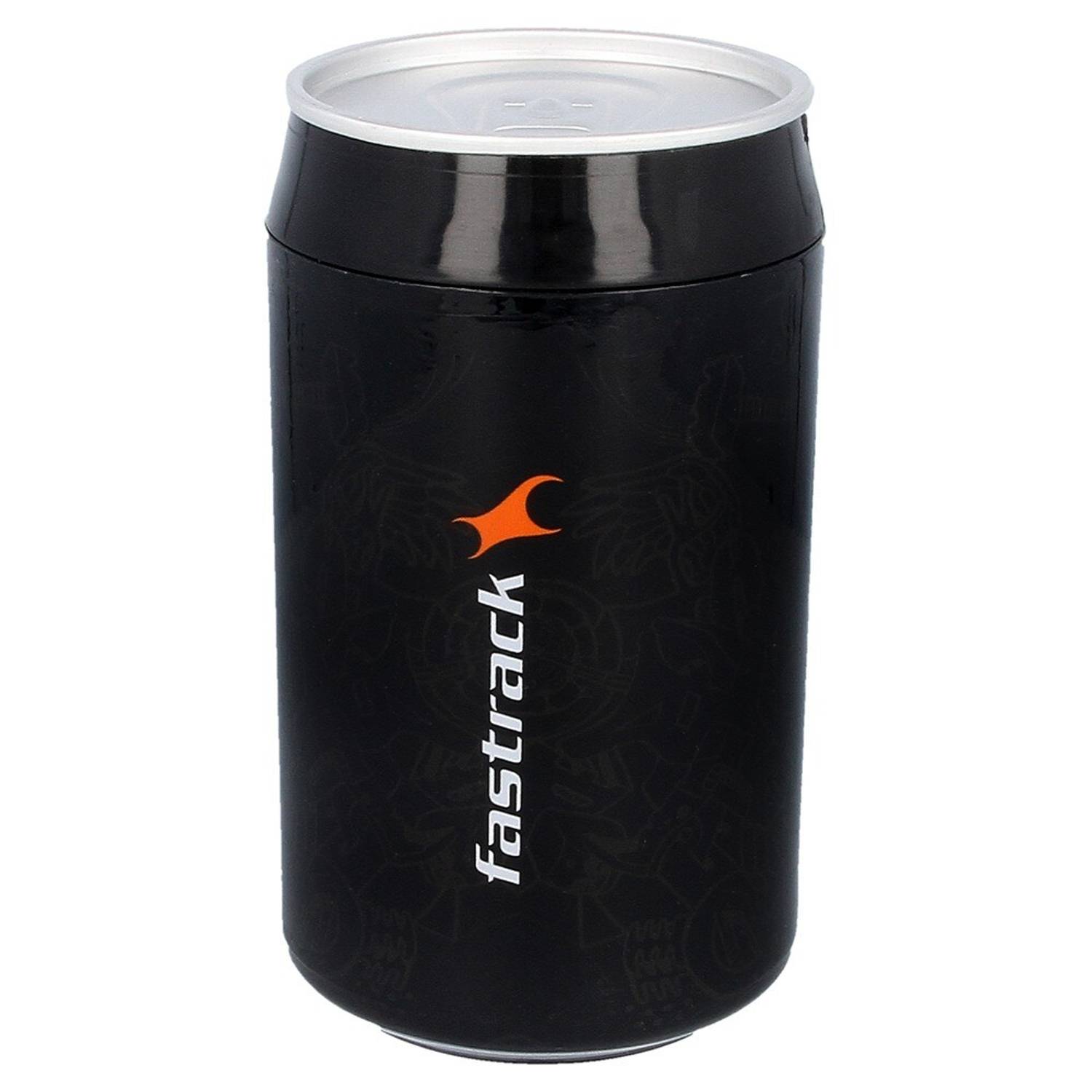 Fastrack Black Dial Black Leather Strap Watch - 6035SL02 Fastrack Black Dial Black Leather Strap Watch - 6035SL02